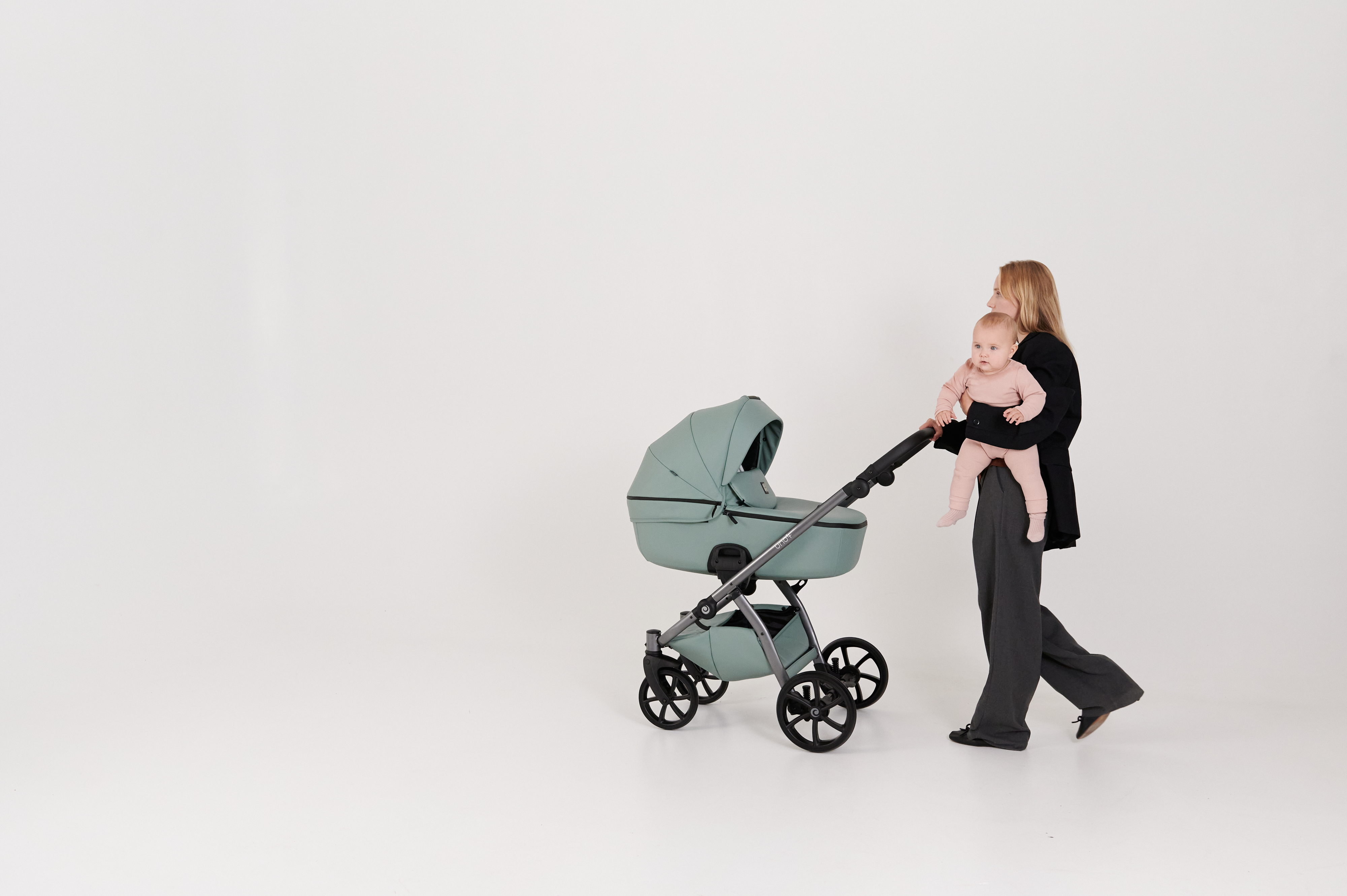 Коляска универсальная Tutis Uno5 plus Leather Collection Licorice (1402166) фото 11