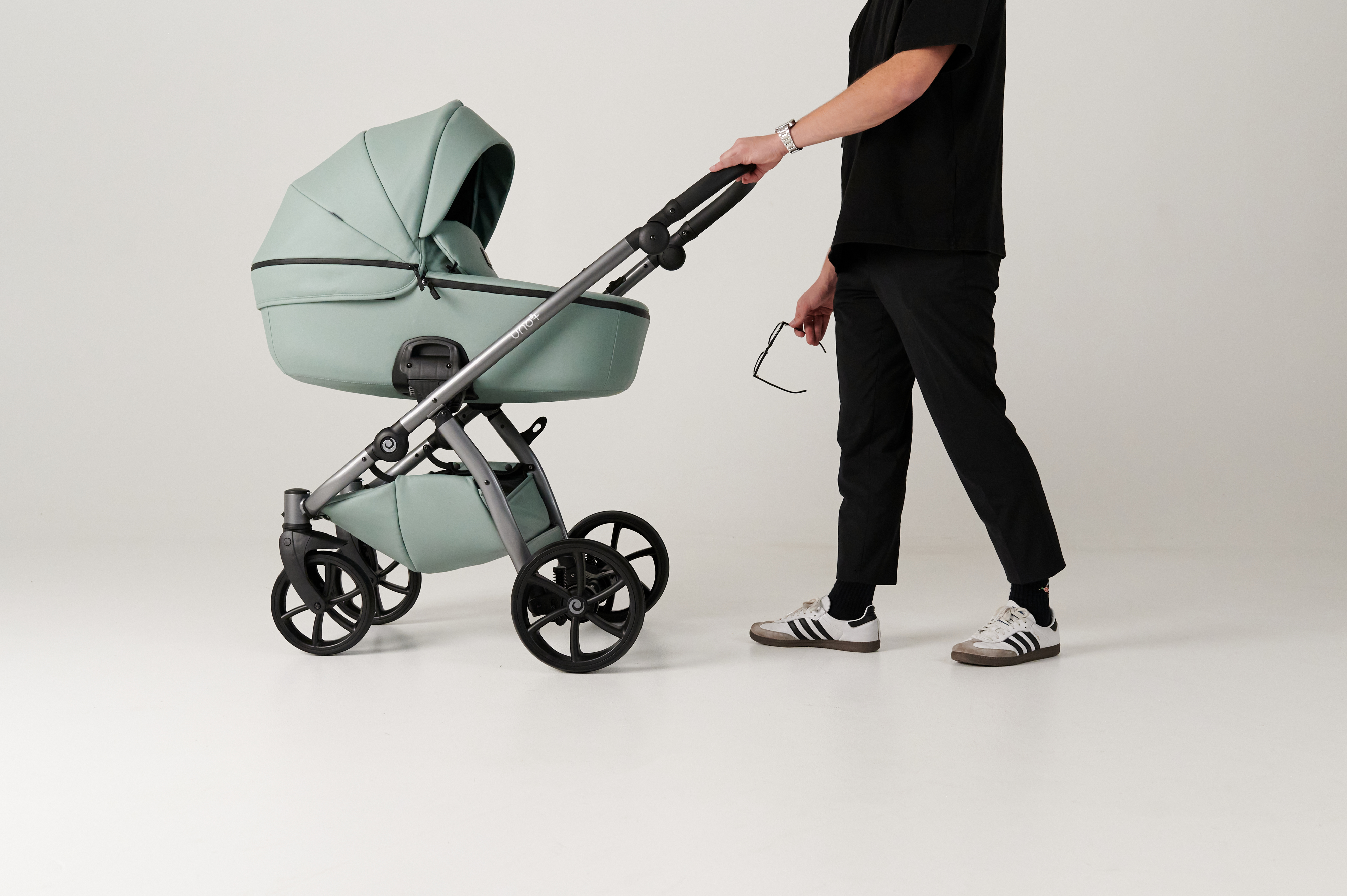 Коляска універсальна Tutis Uno5 plus Leather Collection Mauve (1402035)фото8