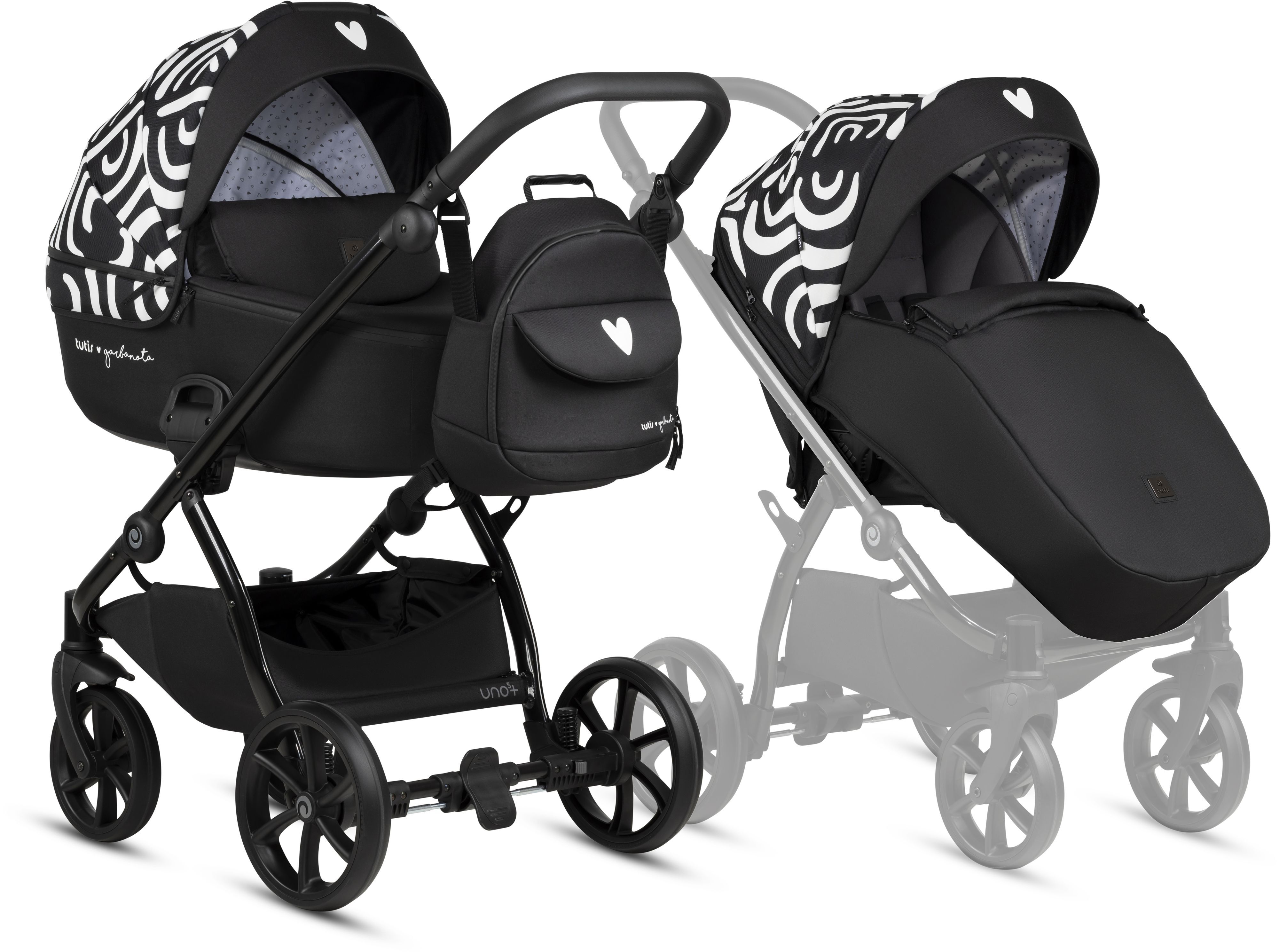 Коляска універсальна Tutis Uno5 plus by Garbanota Bianco (1402134)фото8