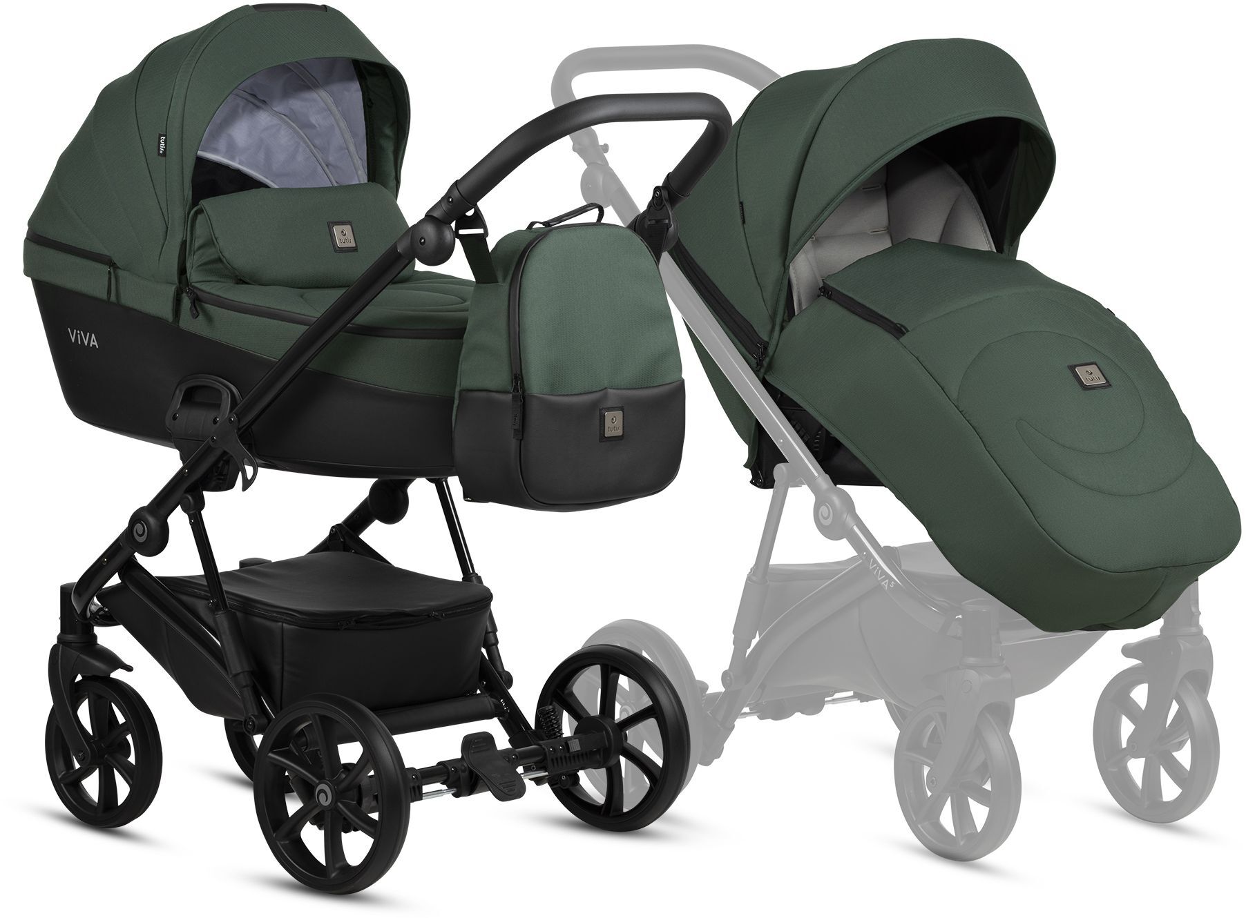 Коляска універсальна Tutis Viva 5+ Essential Emerald (1452064)фото8