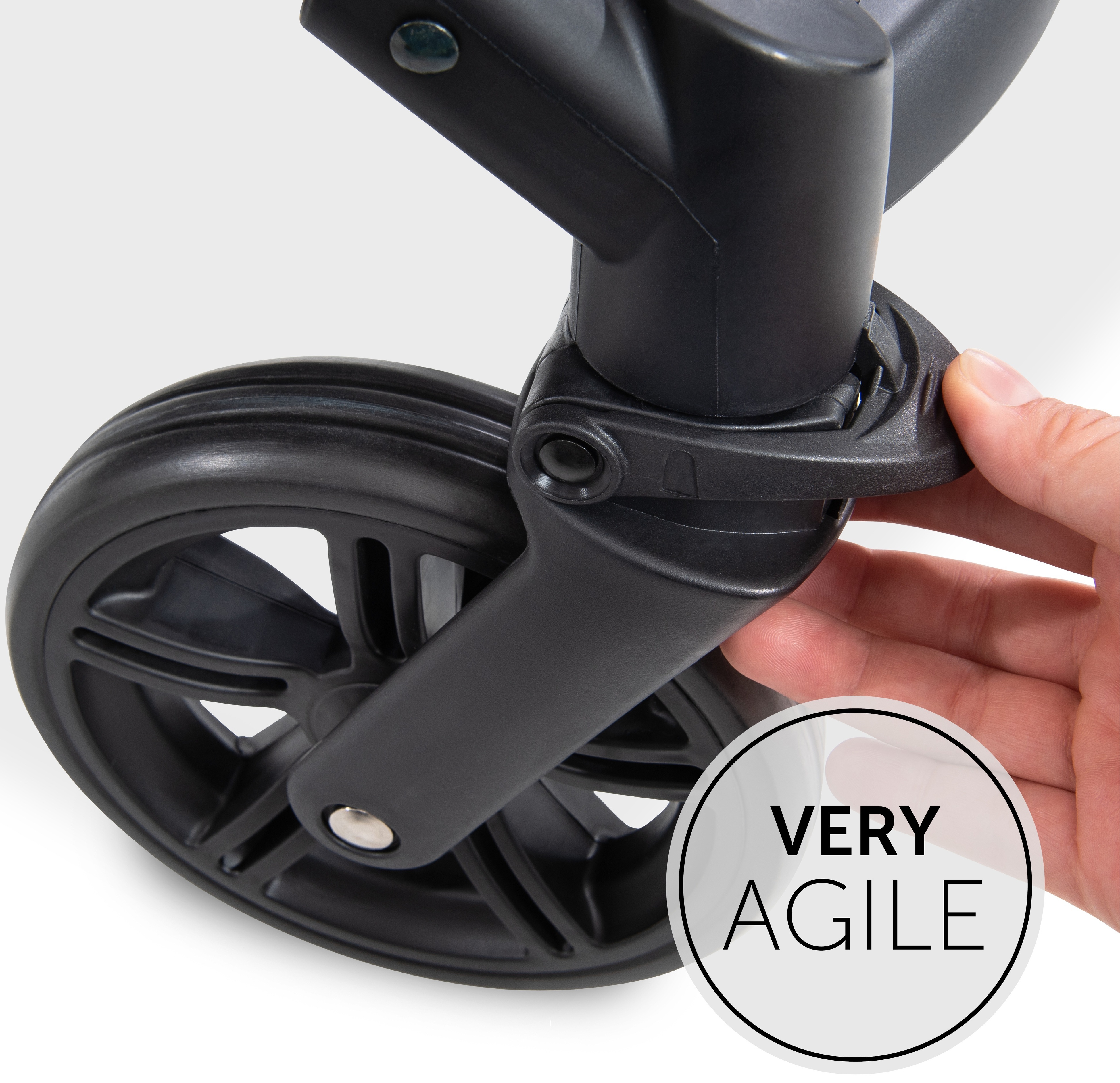 Коляска прогулочная Hauck Rapid 4 caviar/Silver (14837-2) фото 8