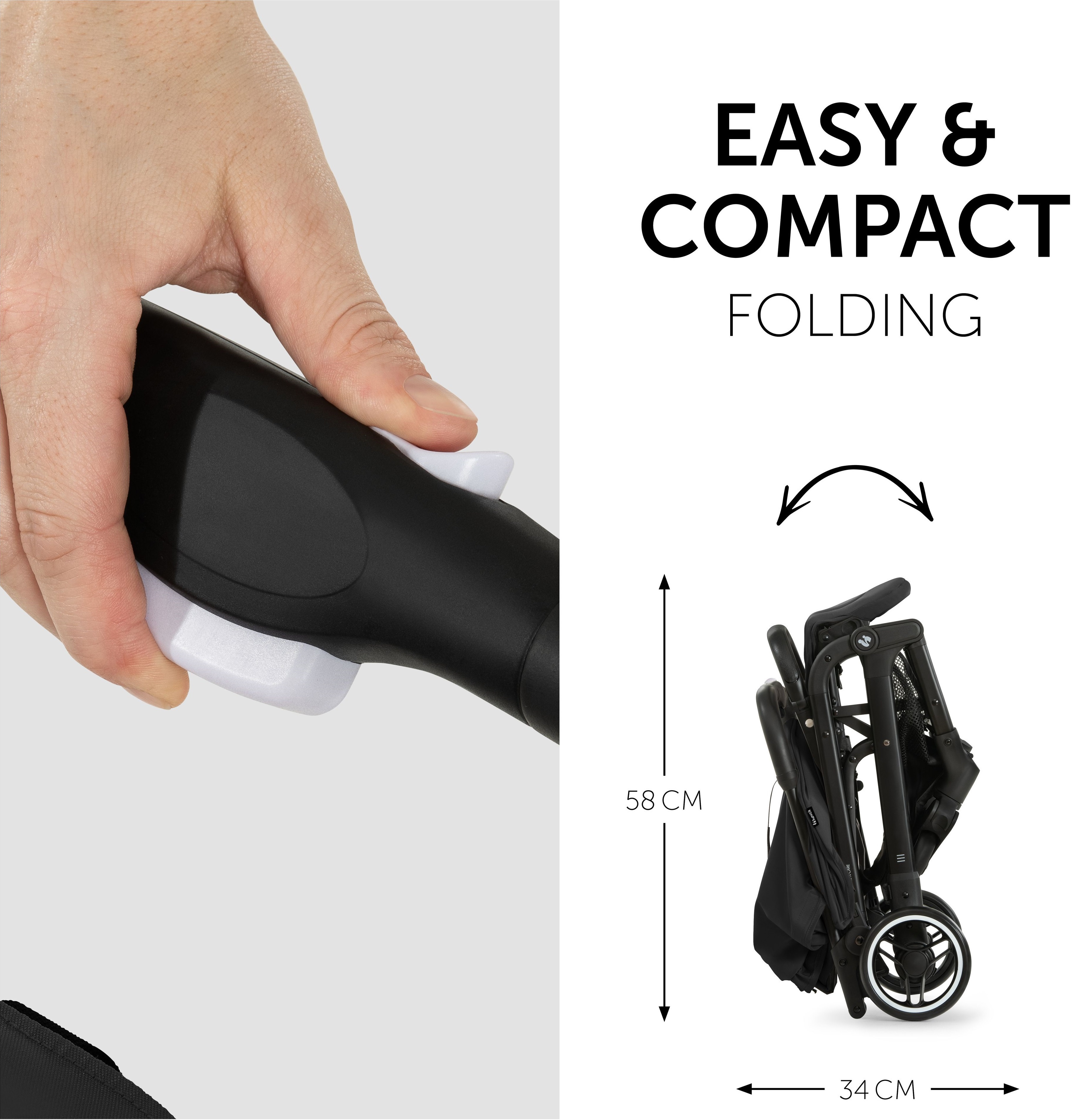 Коляска прогулянкова Hauck Travel N Care Black (16014-5)фото6