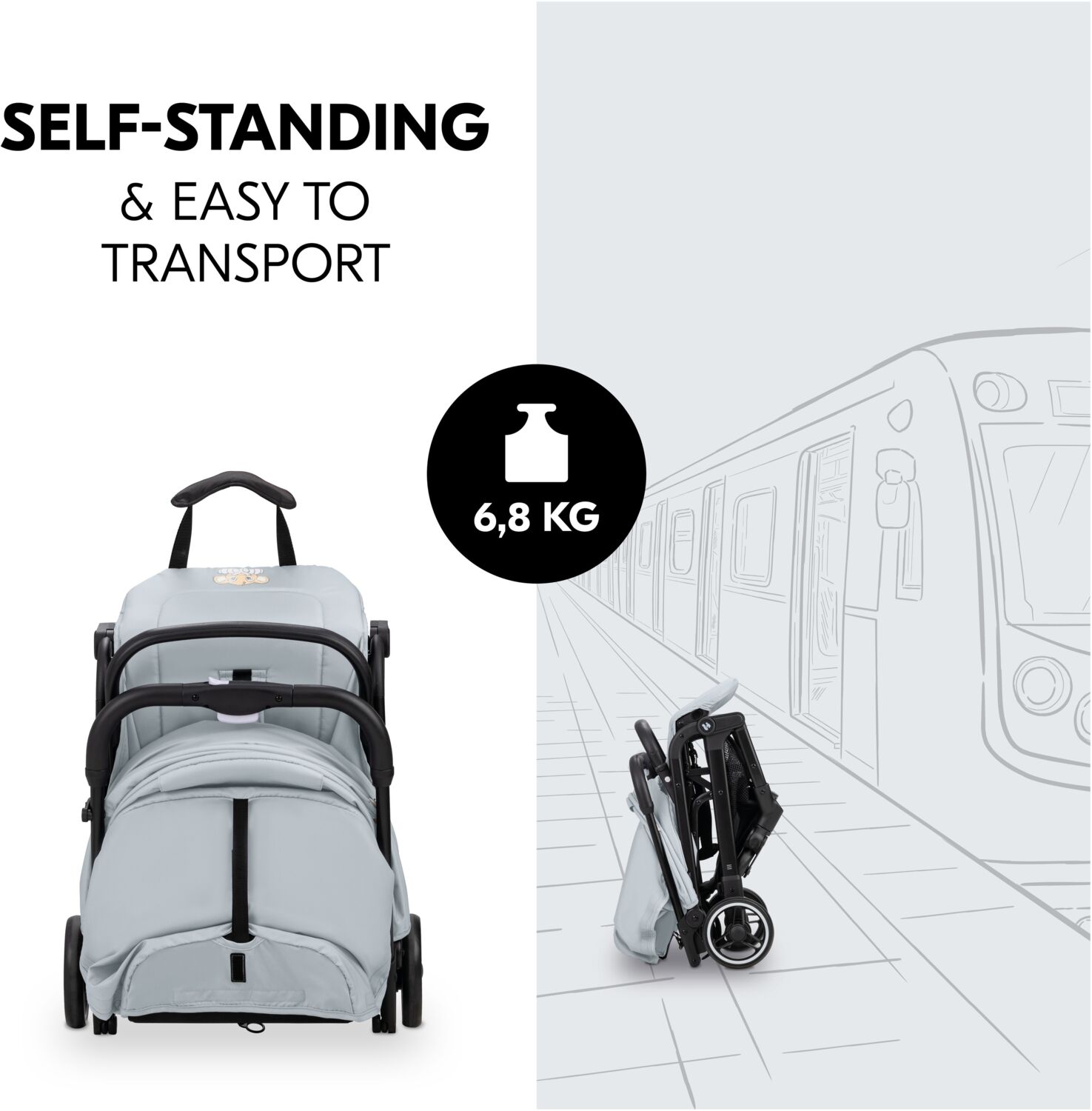 Коляска прогулянкова Hauck Travel N Care Simba (16032-9)фото