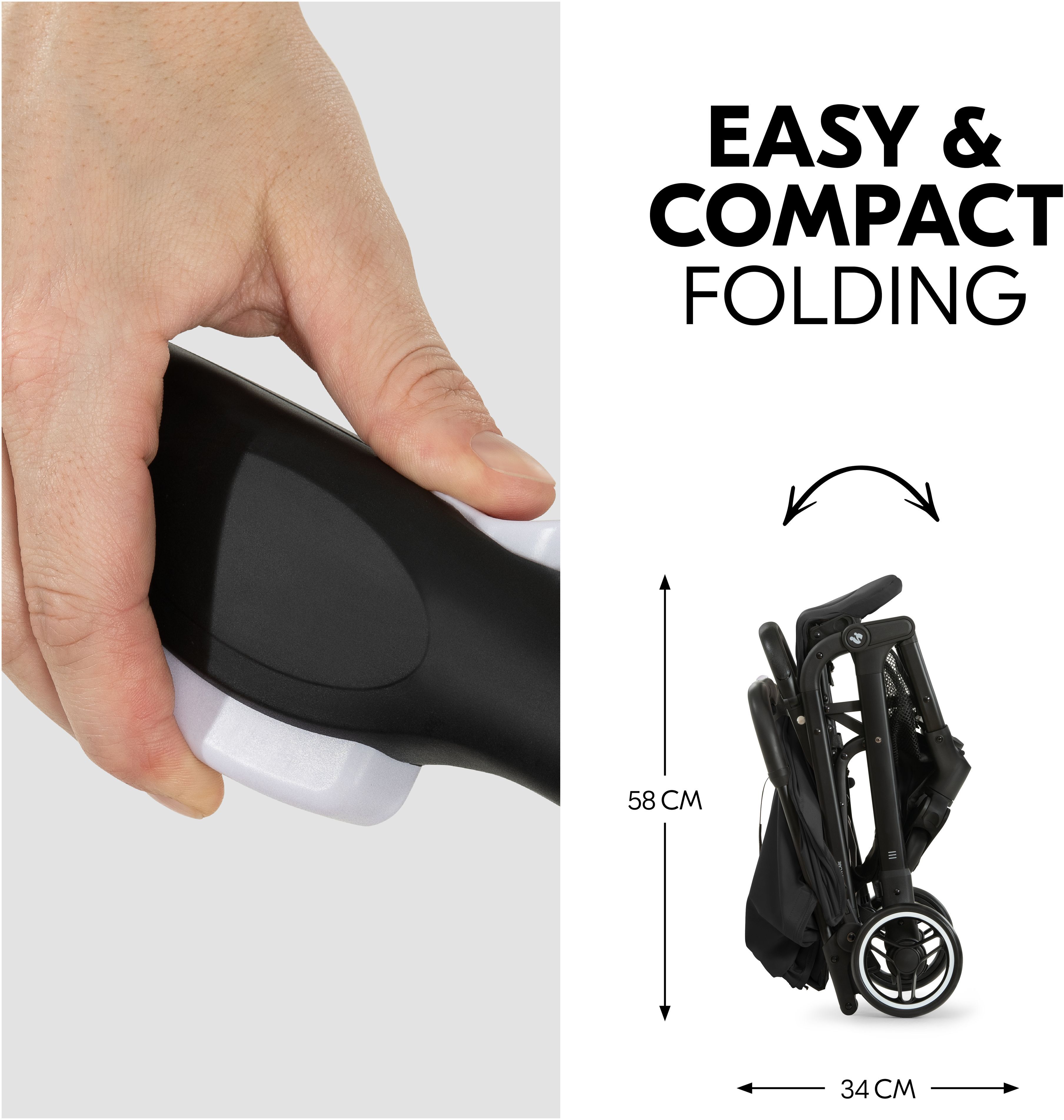 Коляска прогулянкова Hauck Travel N Care Disney 100 Black (16023-7)фото