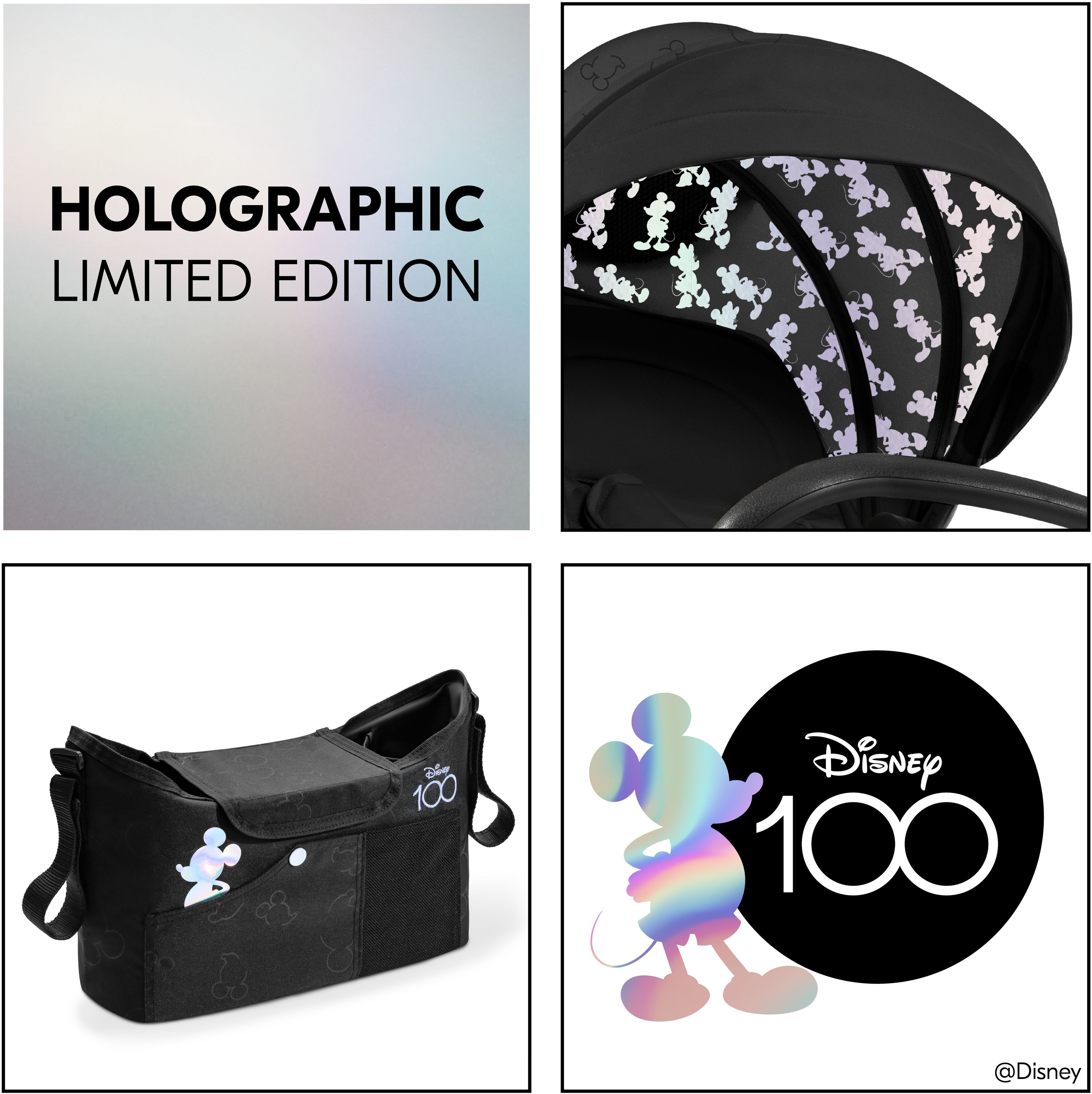 Коляска прогулянкова Hauck Travel N Care Disney 100 Black (16023-7)фото