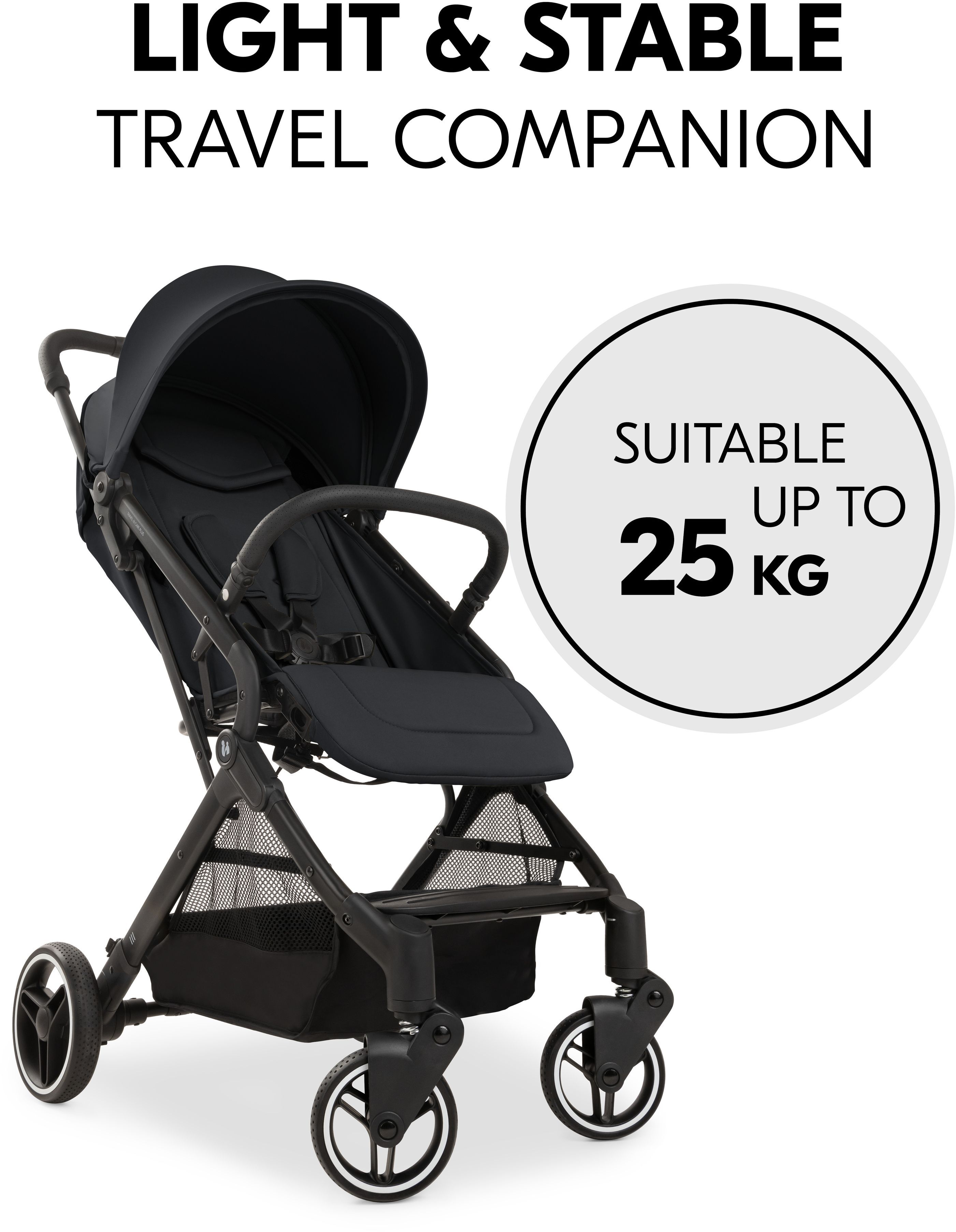 Коляска прогулочная Hauck Travel N Care Plus Black (16018-3) фото 2