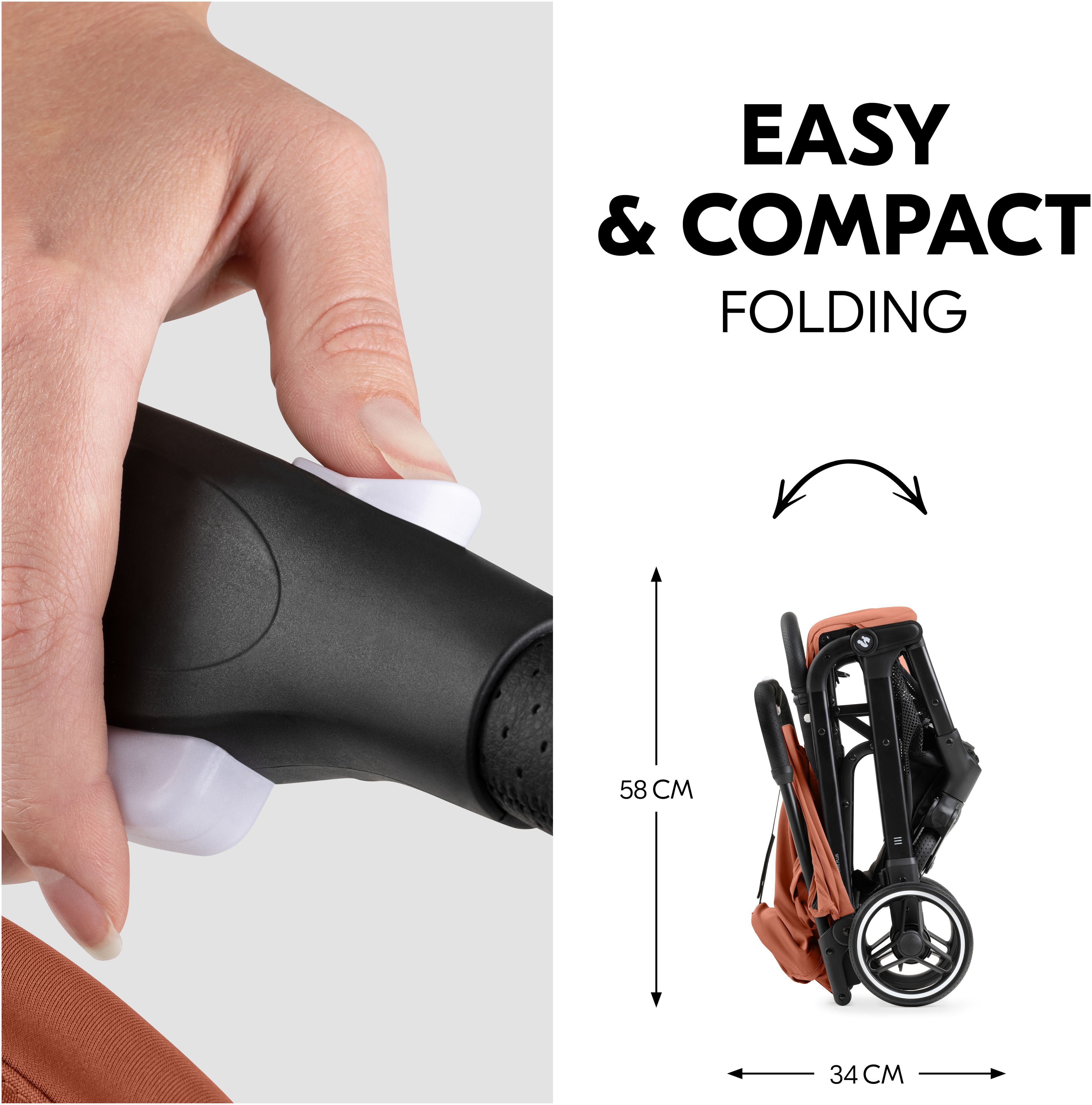 Коляска прогулочная Hauck Travel N Care Plus Cork (16024-4) фото 5