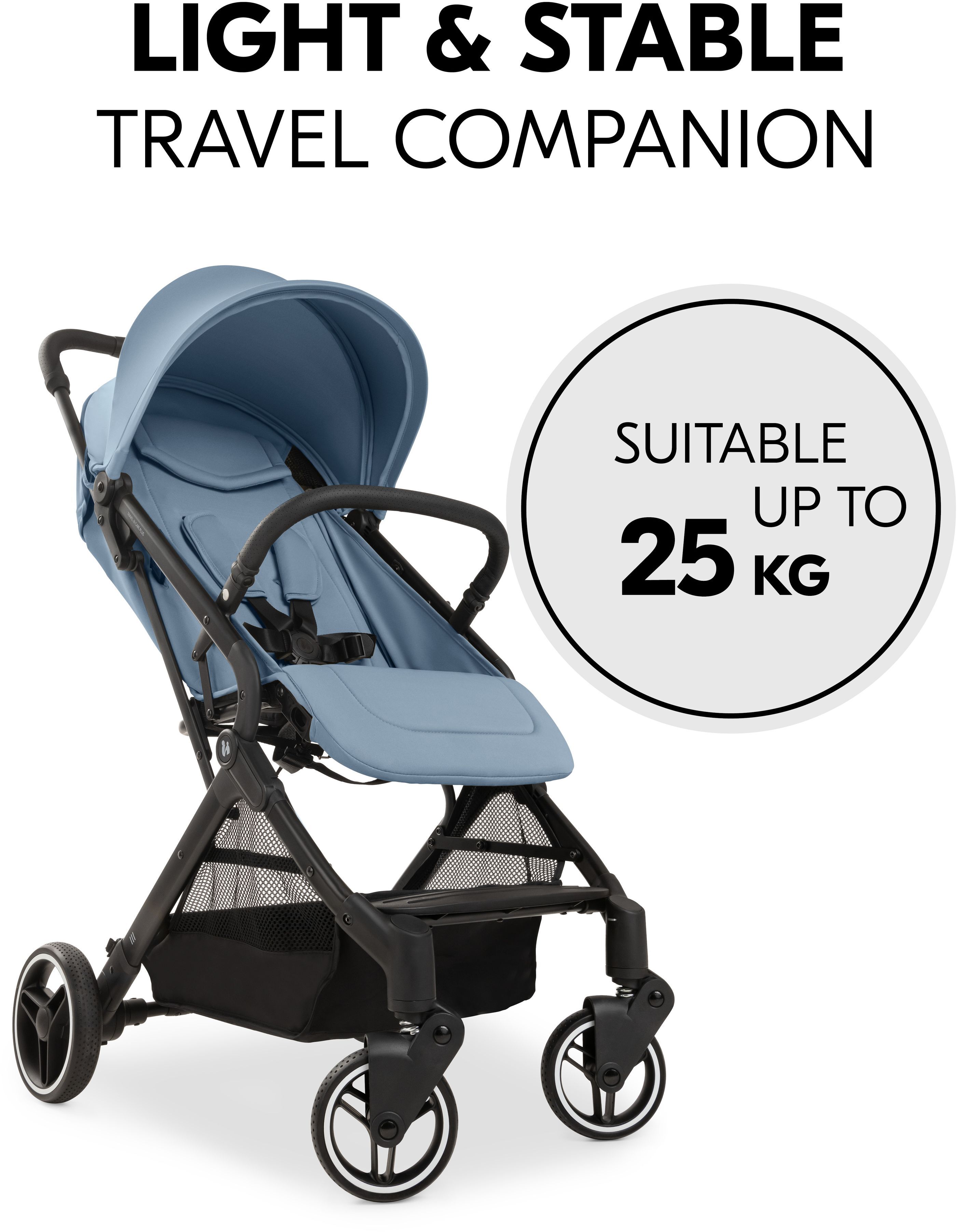 Коляска прогулочная Hauck Travel N Care Plus Dusty Blue (16019-0) фото 2