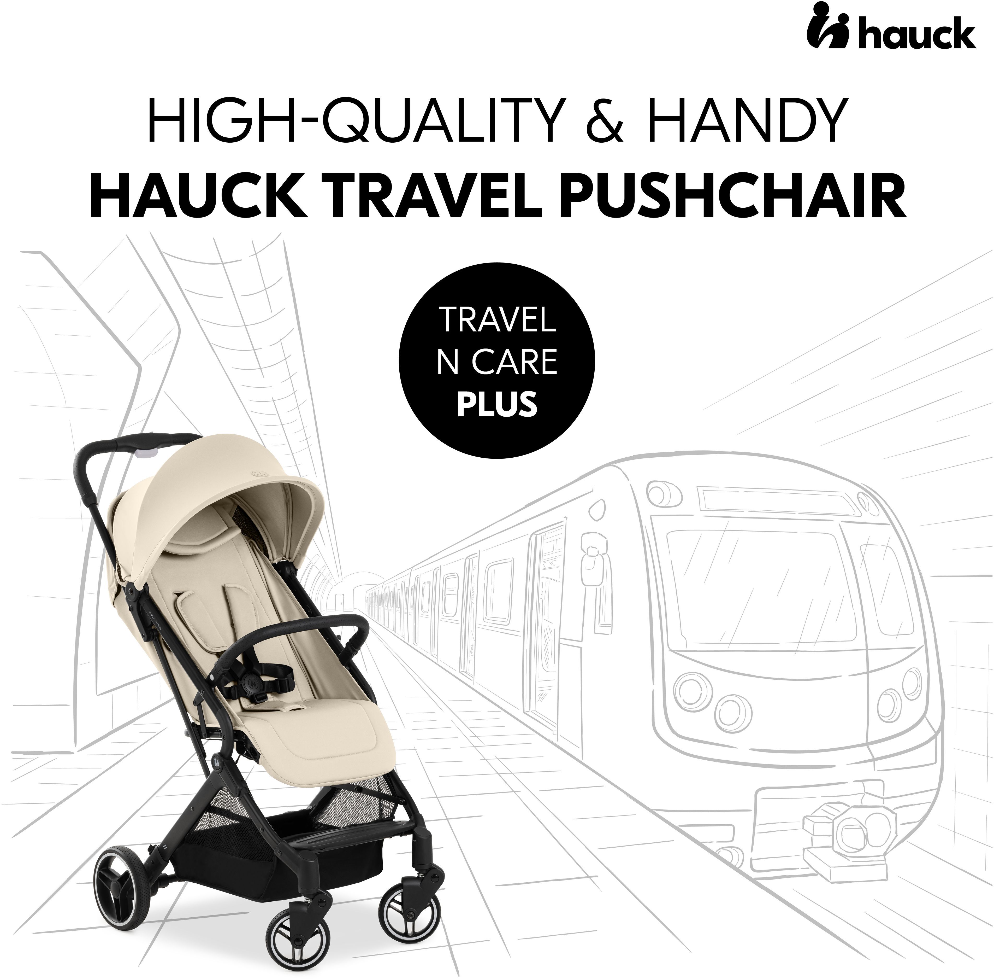 Коляска прогулочная Hauck Travel N Care Plus Vanilla (16025-1) фото 11