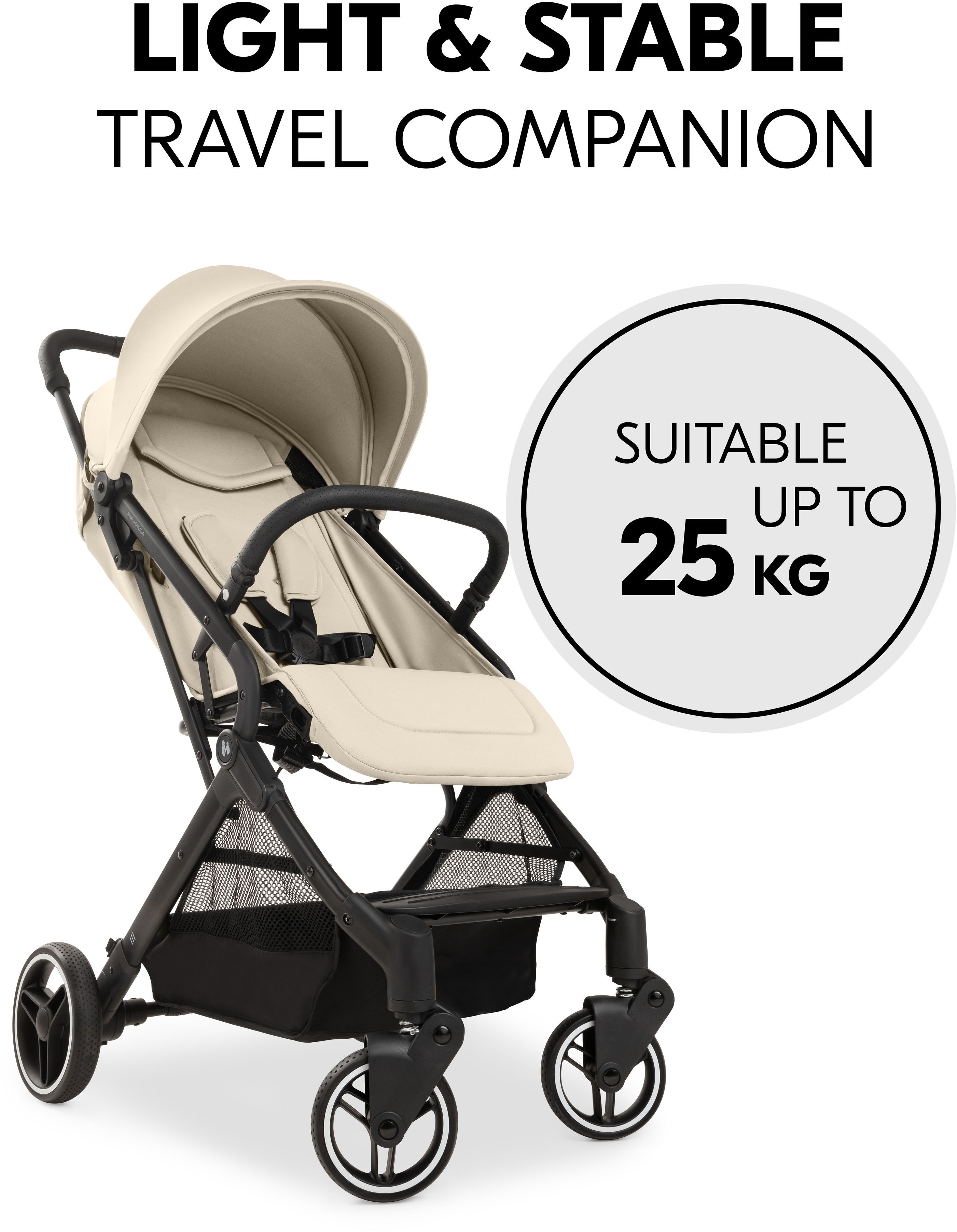 Коляска прогулочная Hauck Travel N Care Plus Vanilla (16025-1) фото 2