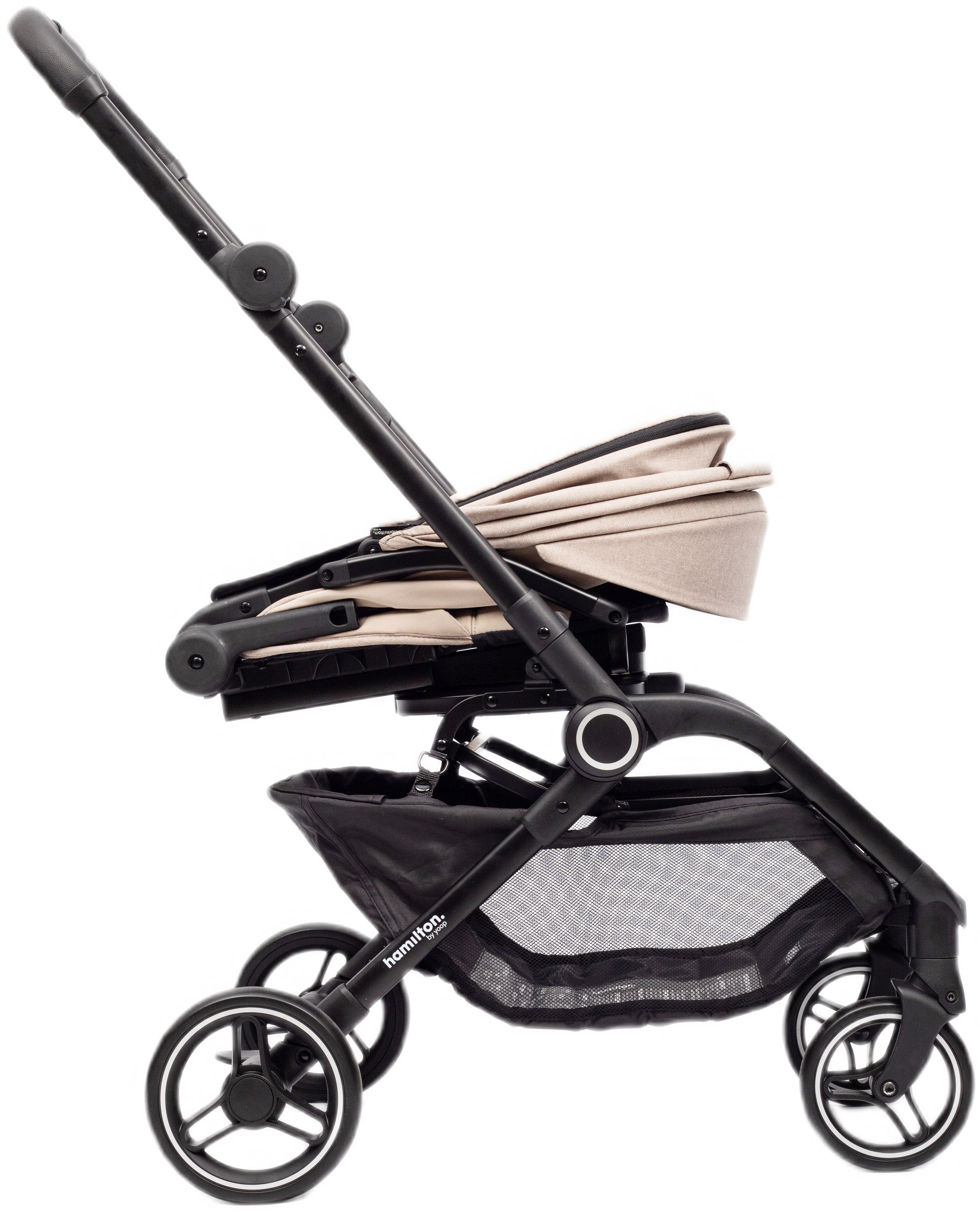 Коляска прогулянкова Hamilton by Yoop T1 бежевий (65566)фото10