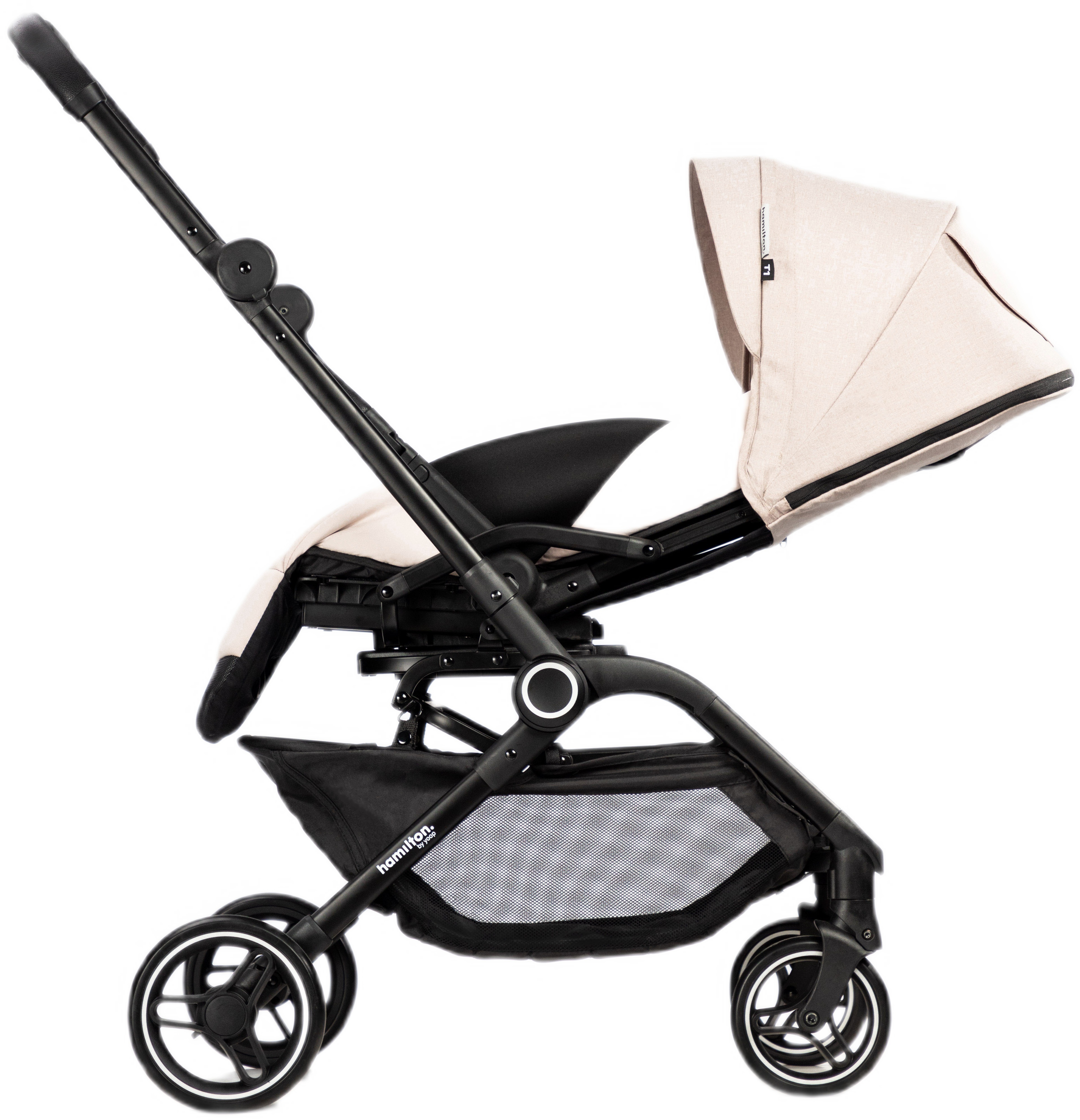 Коляска прогулянкова Hamilton by Yoop T1 бежевий (65566)фото8