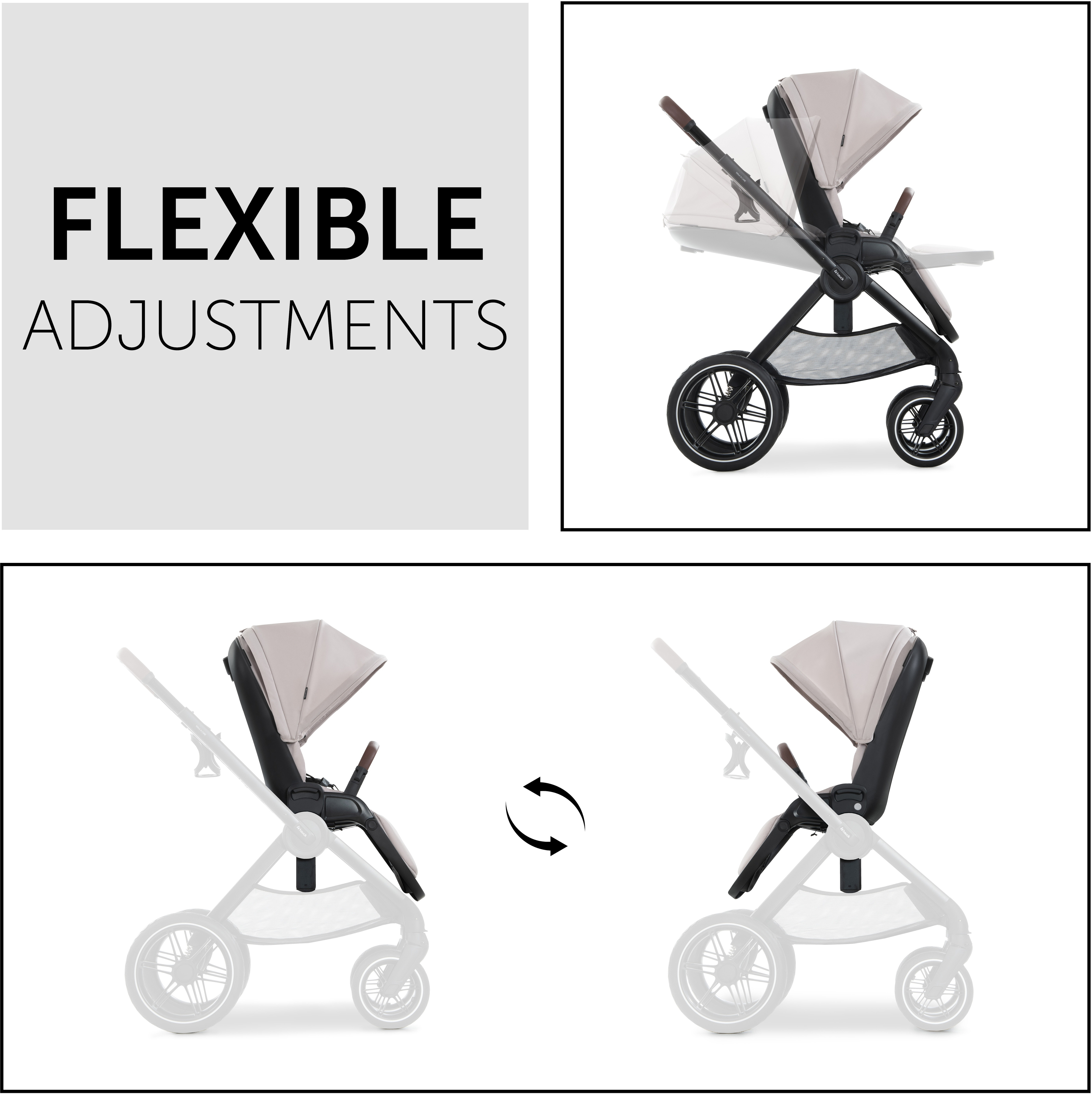 Коляска универсальная Hauck Walk N Care Beige (16546-1) фото 11