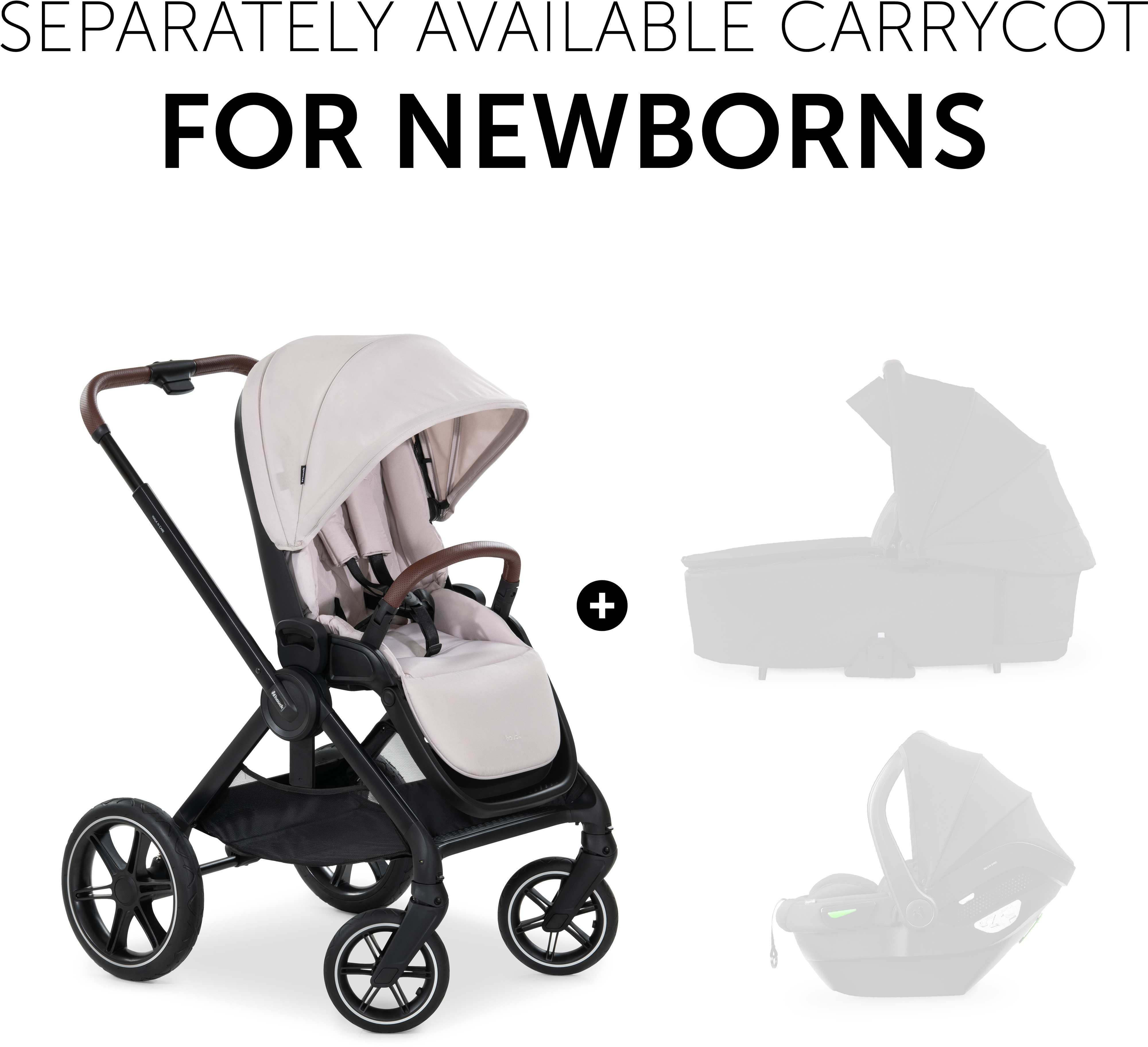 Коляска универсальная Hauck Walk N Care Beige (16546-1) фото 4