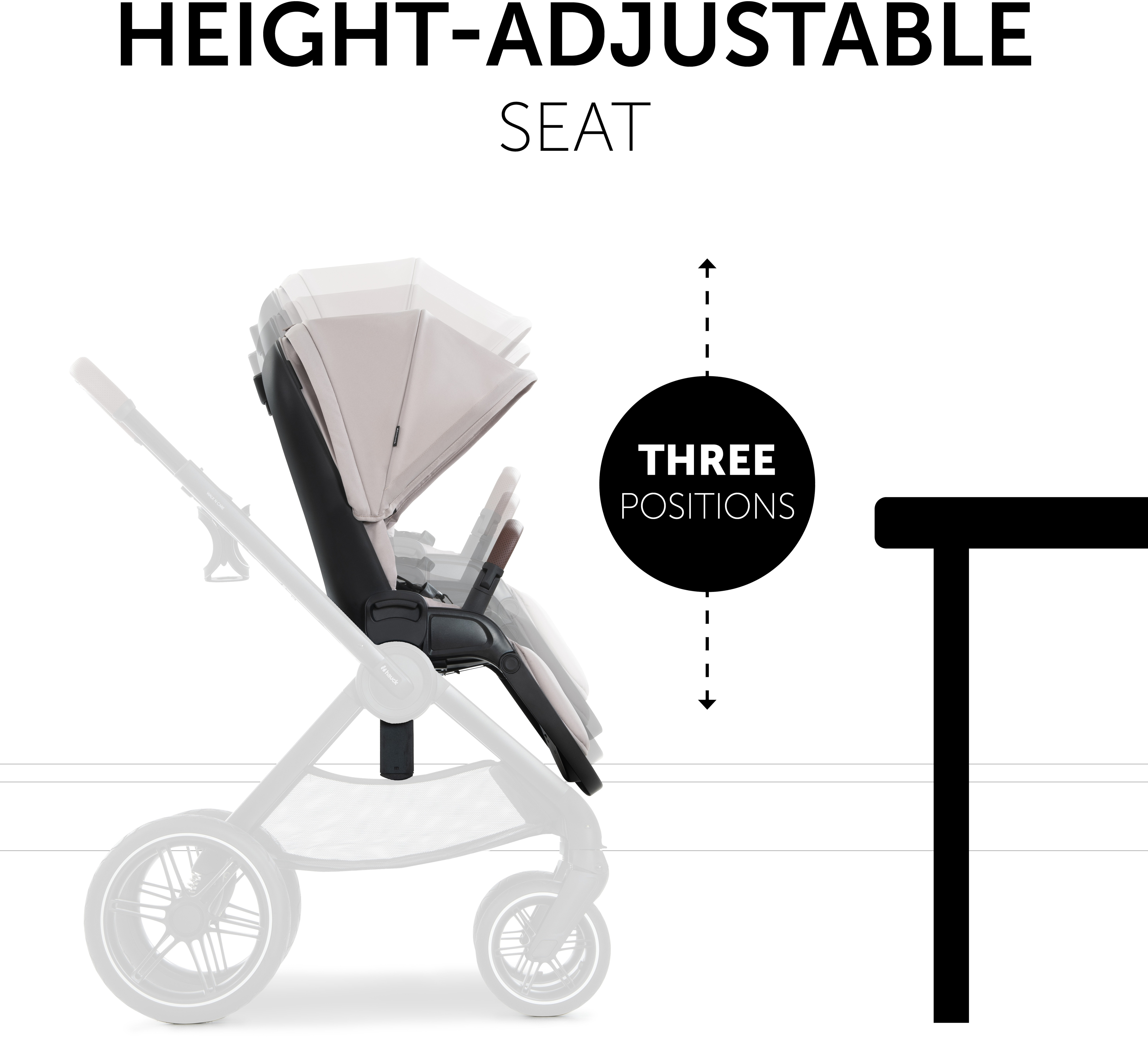 Коляска универсальная Hauck Walk N Care Beige (16546-1) фото 7