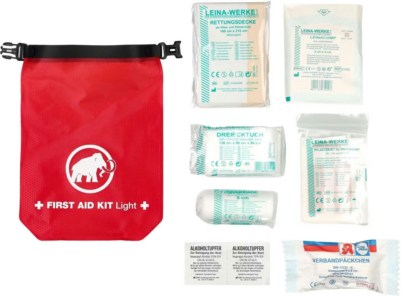 Аптечка Mammut First Aid Kit Light one size червона (2530-00180 / 7630039870911)фото