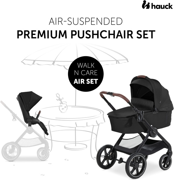 Коляска универсальная Hauck Walk N Care Air Black (16547-8) фото 9