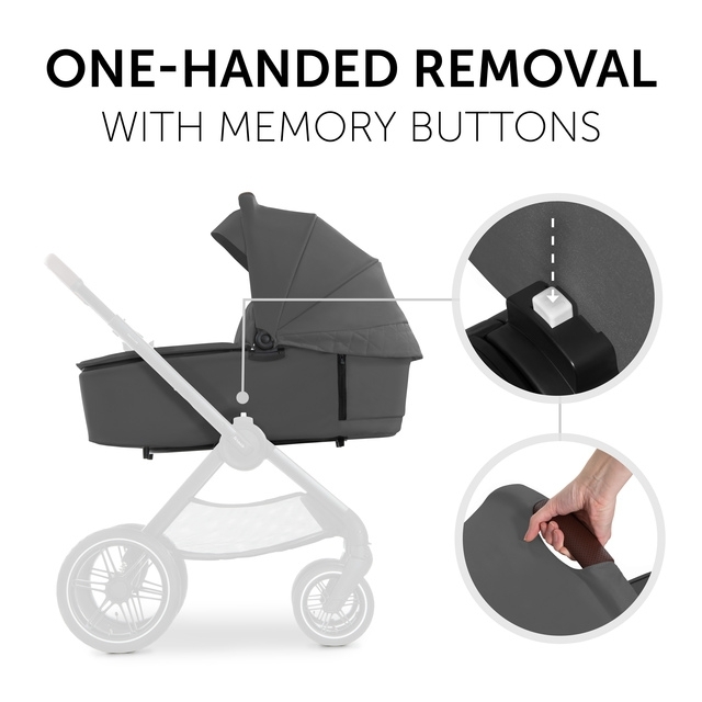 Коляска универсальная Hauck Walk N Care Air Dark Grey (16548-5) фото 10