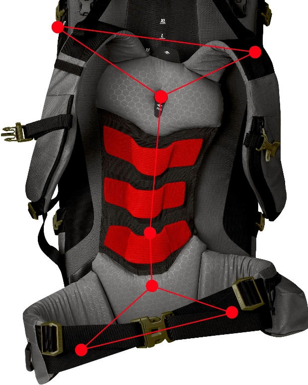 Рюкзак Mammut Trion Spine 75 морской-черный (2520-00880 / 7619876086631) фото 4