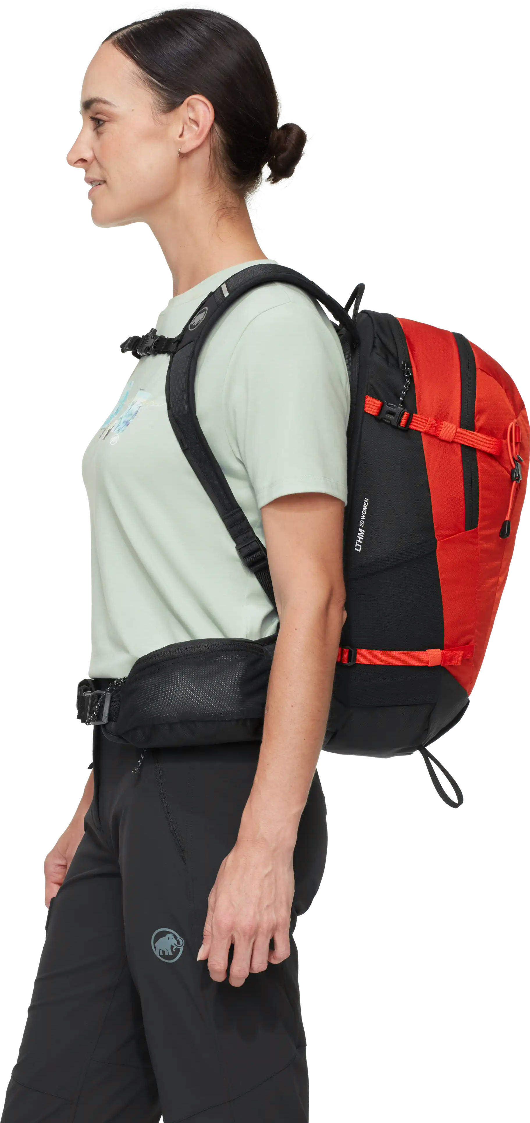 Рюкзак Mammut Lithium Women 20L красно-черный (2530-00720 / 7619876085627) фото 4