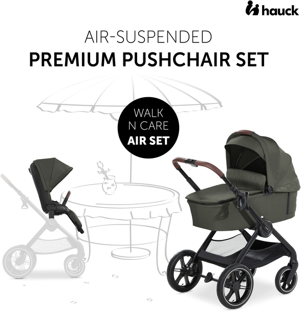 Коляска универсальная Hauck Walk N Care Air Dark Olive (16549-2) фото 4