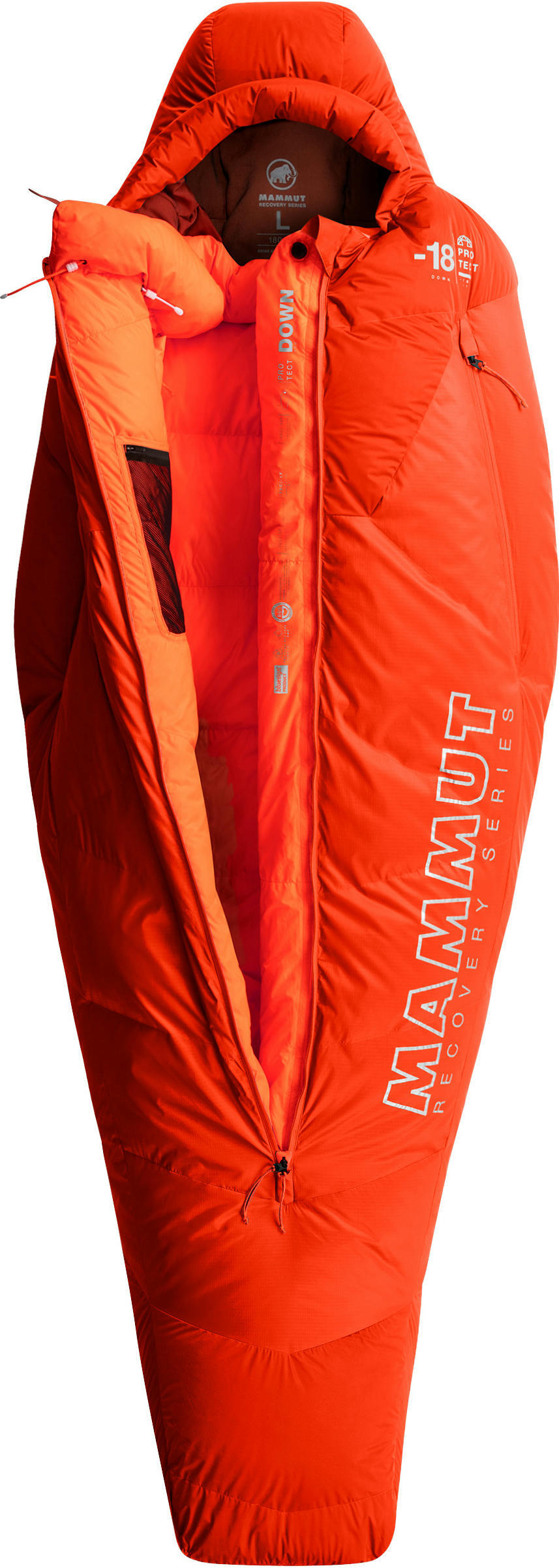 Спальний мішок Mammut Protect Down Bag -18C safety L помаранчевий (2410-02600 / 7613357665674)фото