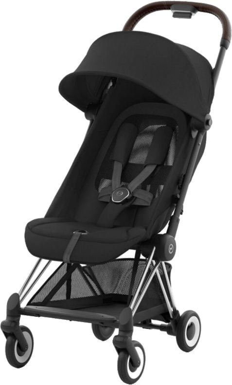 Коляска CYBEX Coya Chrome Dark Brown Sepia Black черная (522004385) фото 2
