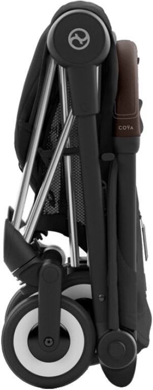 Коляска CYBEX Coya Chrome Dark Brown Sepia Black черная (522004385) фото 9