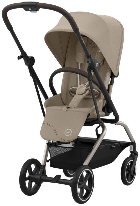 Коляска CYBEX Eezy S Twist+ 2 TPE B с бампером миндально-бежевая (524000127) фото 2