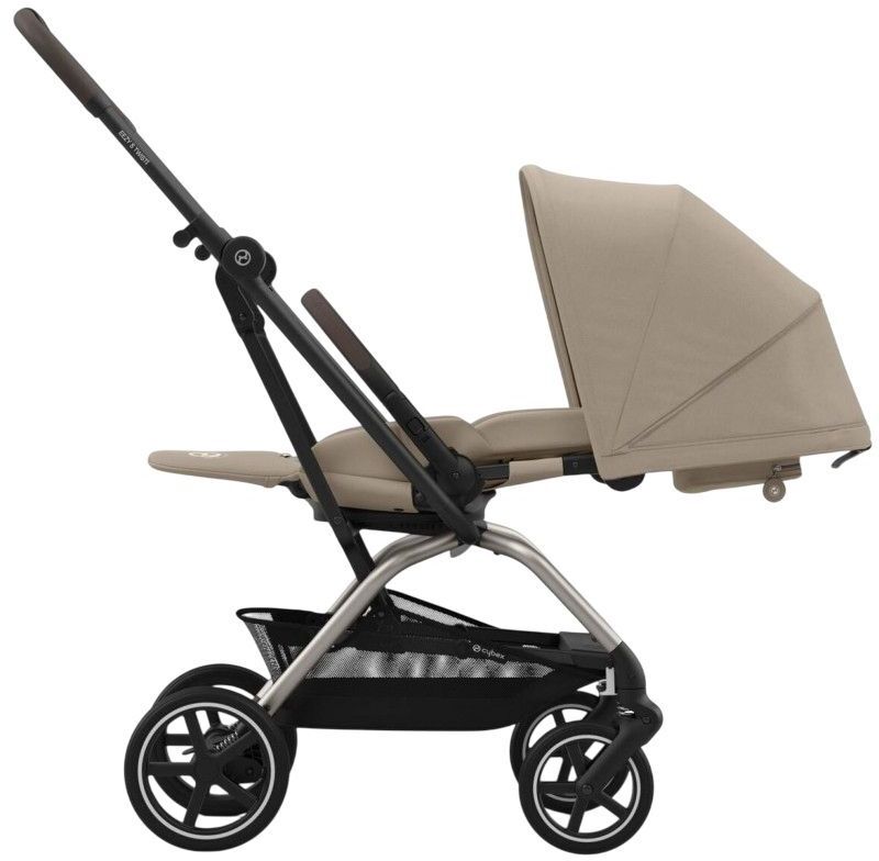 Коляска CYBEX Eezy S Twist+ 2 TPE B с бампером миндально-бежевая (524000127) фото 6