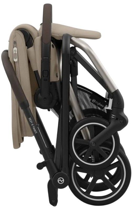 Коляска CYBEX Eezy S Twist+ 2 TPE B с бампером миндально-бежевая (524000127) фото 7