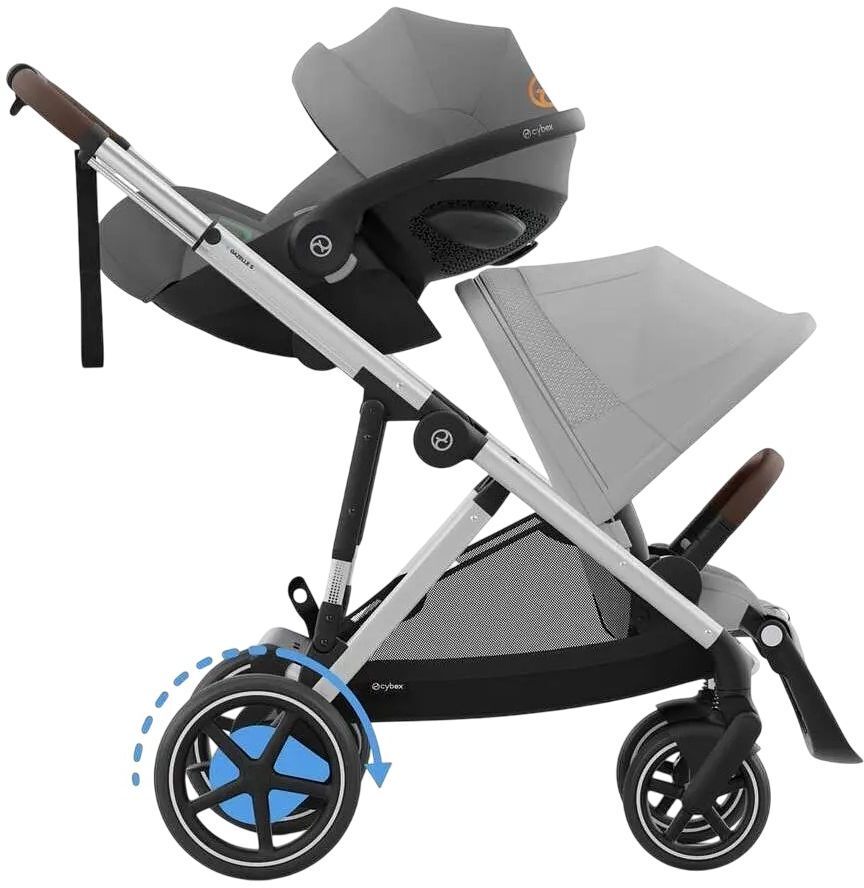 Коляска CYBEX eGazelle S SLV каменно-серая (524000523) фото 5