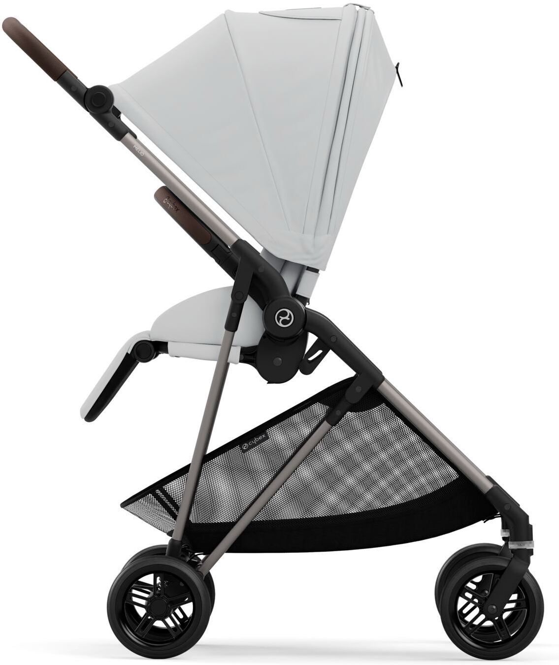 Коляска CYBEX Melio с бампером серая (524000043) фото 5