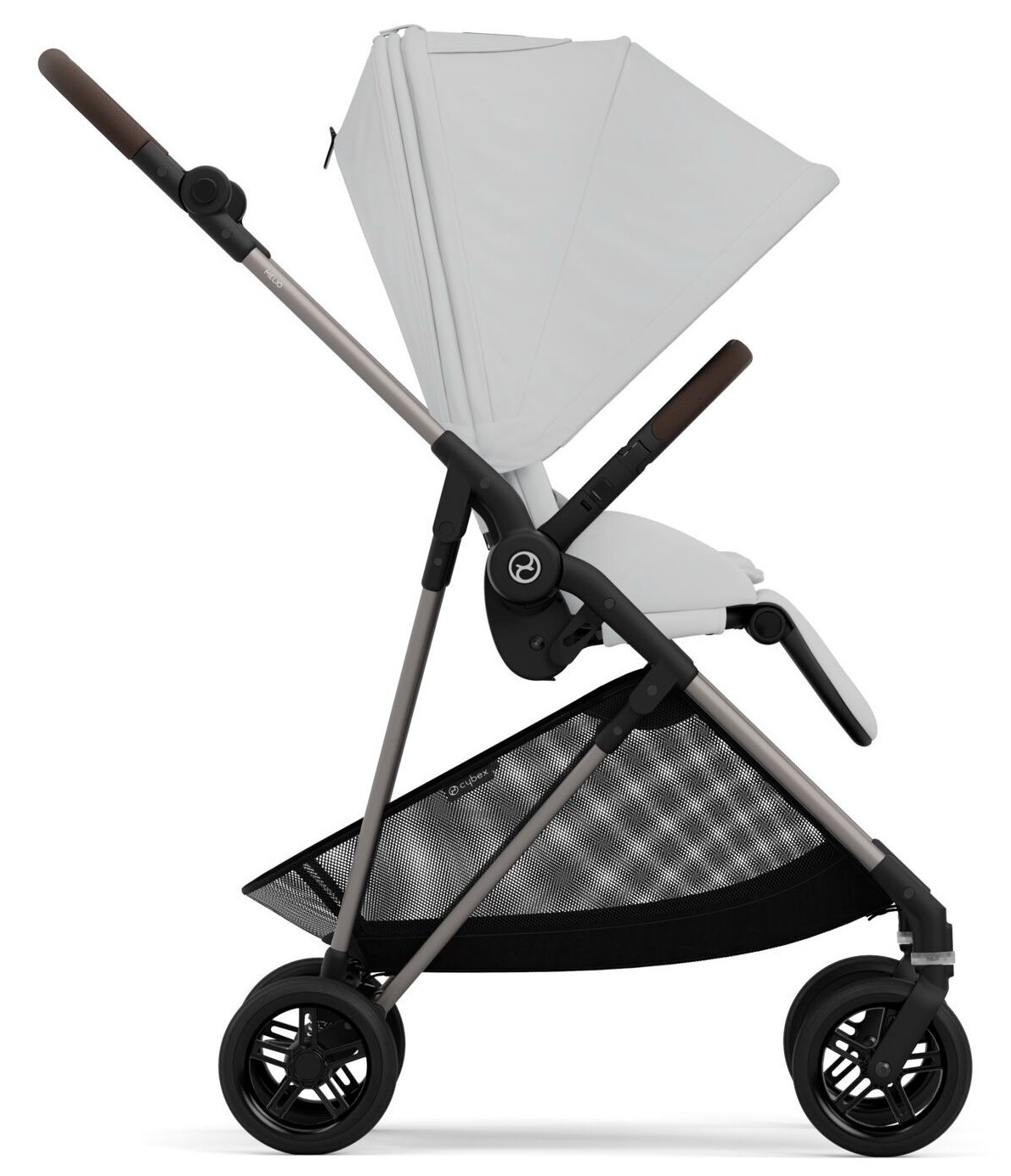 Коляска CYBEX Melio с бампером серая (524000043) фото 4