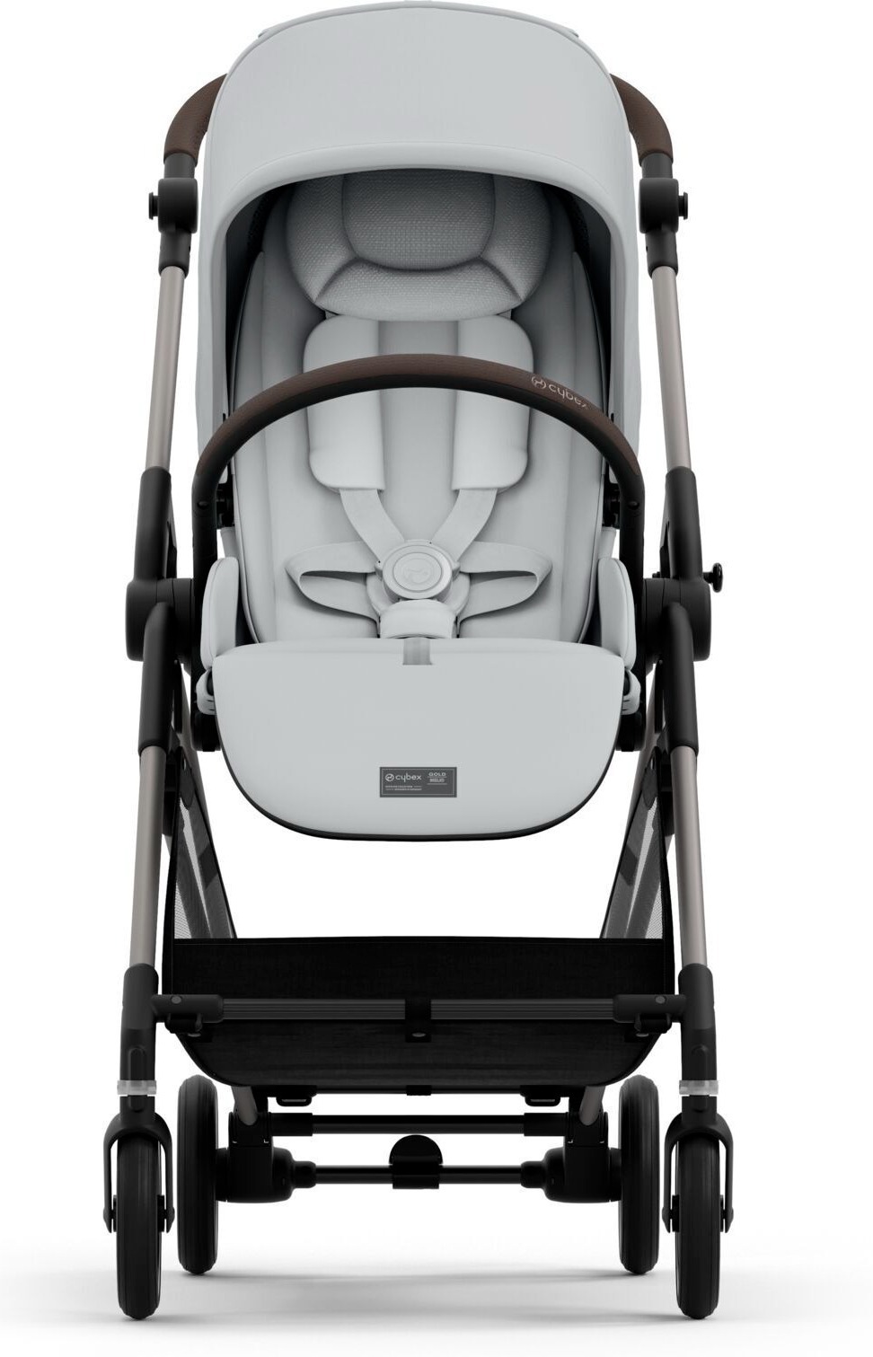 Коляска CYBEX Melio с бампером серая (524000043) фото 2