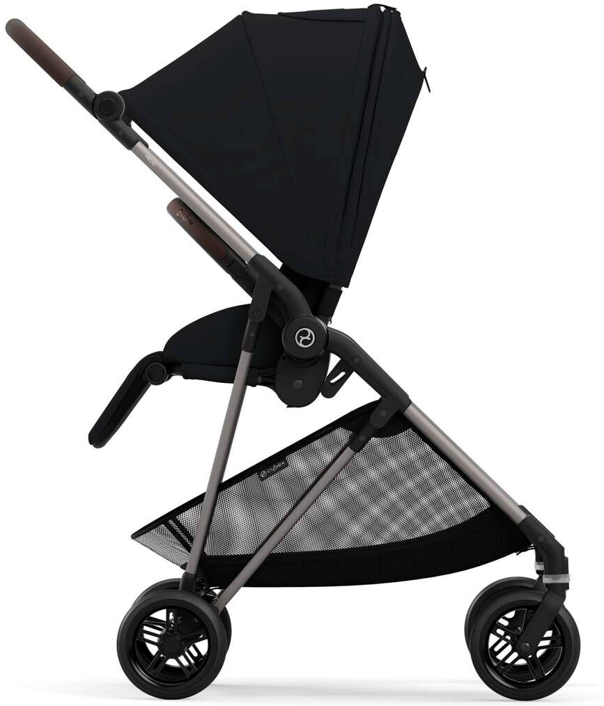 Коляска CYBEX Melio с бампером черная (522002631) фото 4