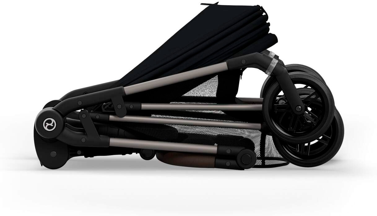 Коляска CYBEX Melio с бампером черная (522002631) фото 7