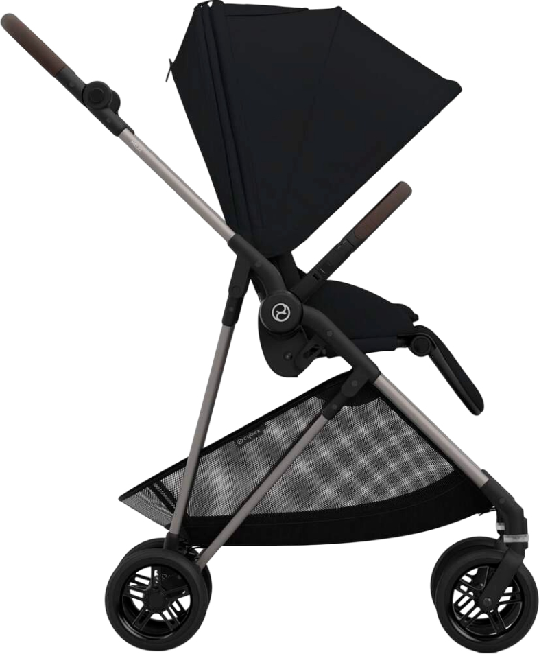 Коляска CYBEX Melio с бампером черная (522002631) фото 6