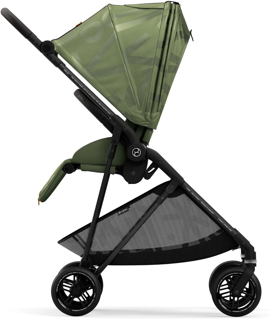 Коляска CYBEX Melio с оливковым бампером (522002635) фото 5