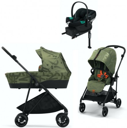 Коляска CYBEX Melio с оливковым бампером (522002635) фото 7
