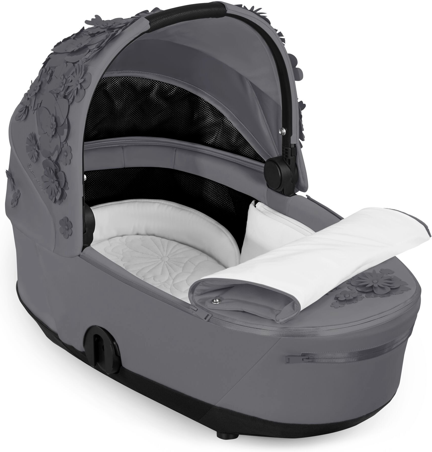 Люлька CYBEX Mios Lux Simply Flowers серая (522000801) фото 2