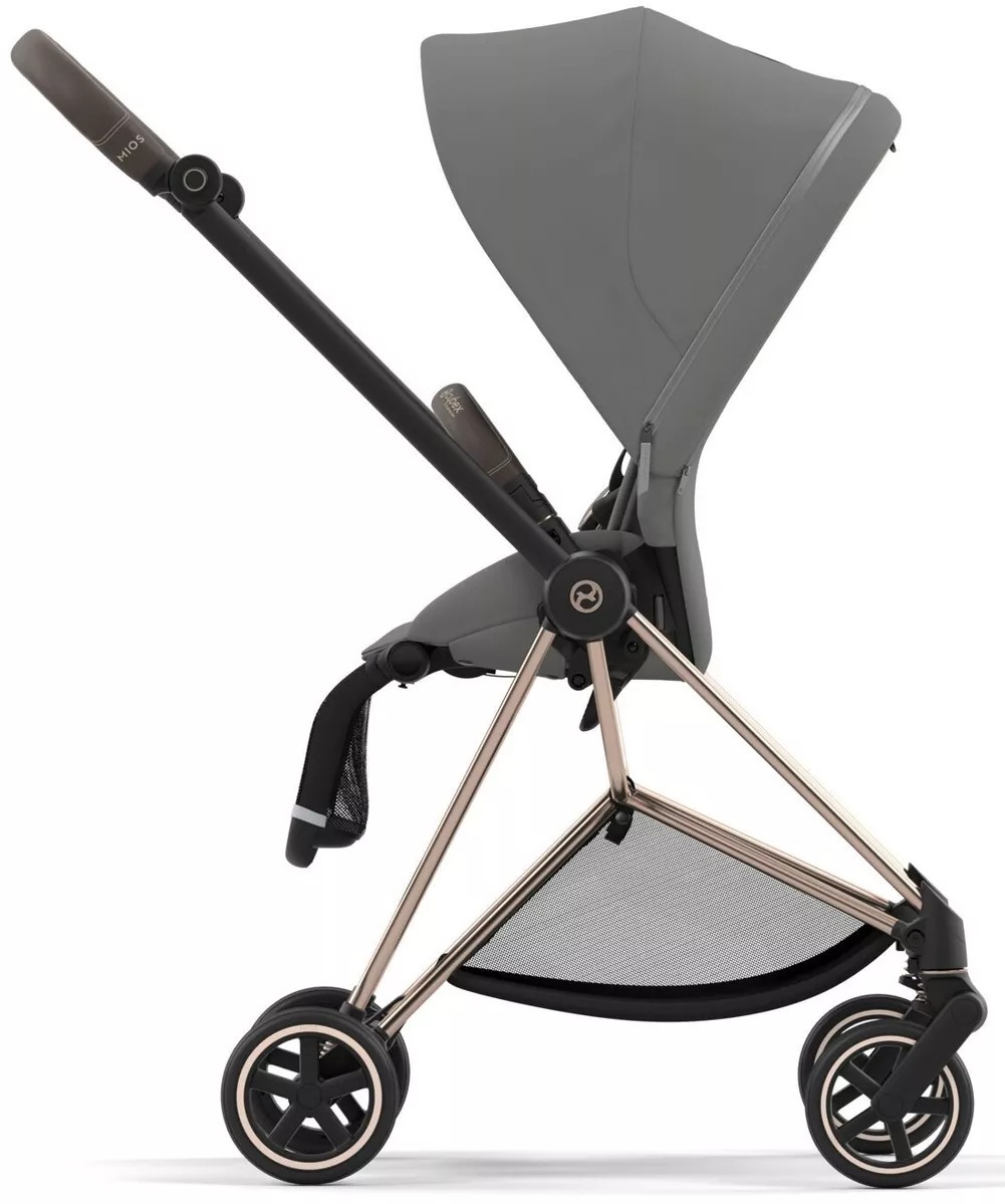 Чехол тканевый CYBEX Mios Pearl для прогулочного блока серый (521003781) фото 3