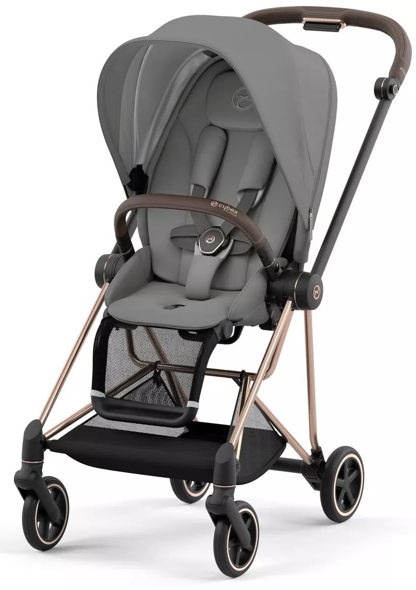 Чехол тканевый CYBEX Mios Pearl для прогулочного блока серый (521003781) фото 2