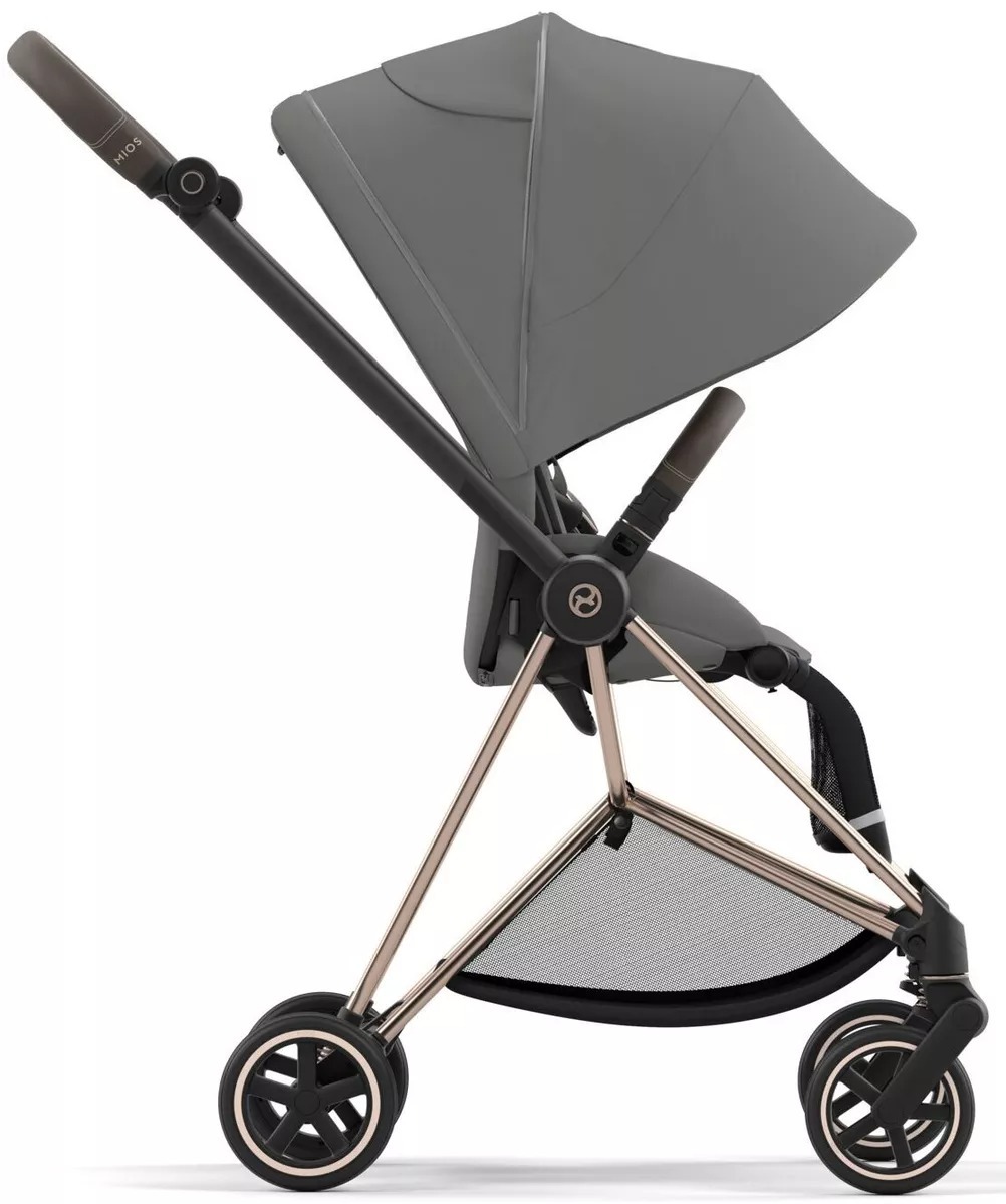 Чехол тканевый CYBEX Mios Pearl для прогулочного блока серый (521003781) фото 4
