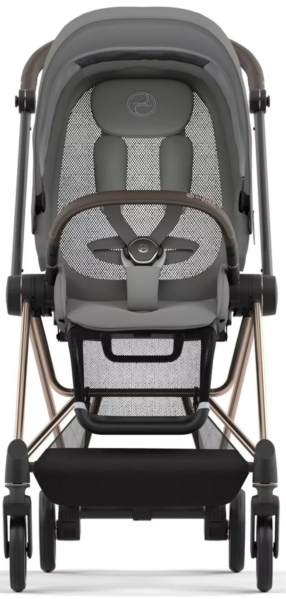 Чехол тканевый CYBEX Mios Pearl для прогулочного блока серый (521003781) фото 6