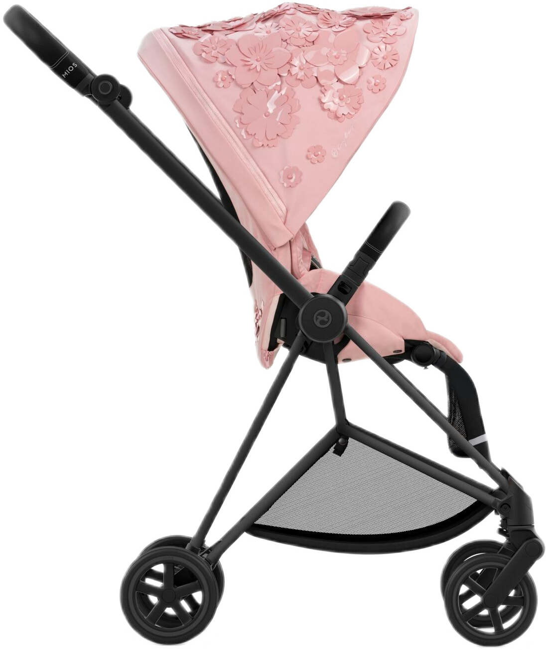 Чехол тканевый CYBEX Mios Simply Flowers для прогулочного блока светло-розовый (521002871) фото 3