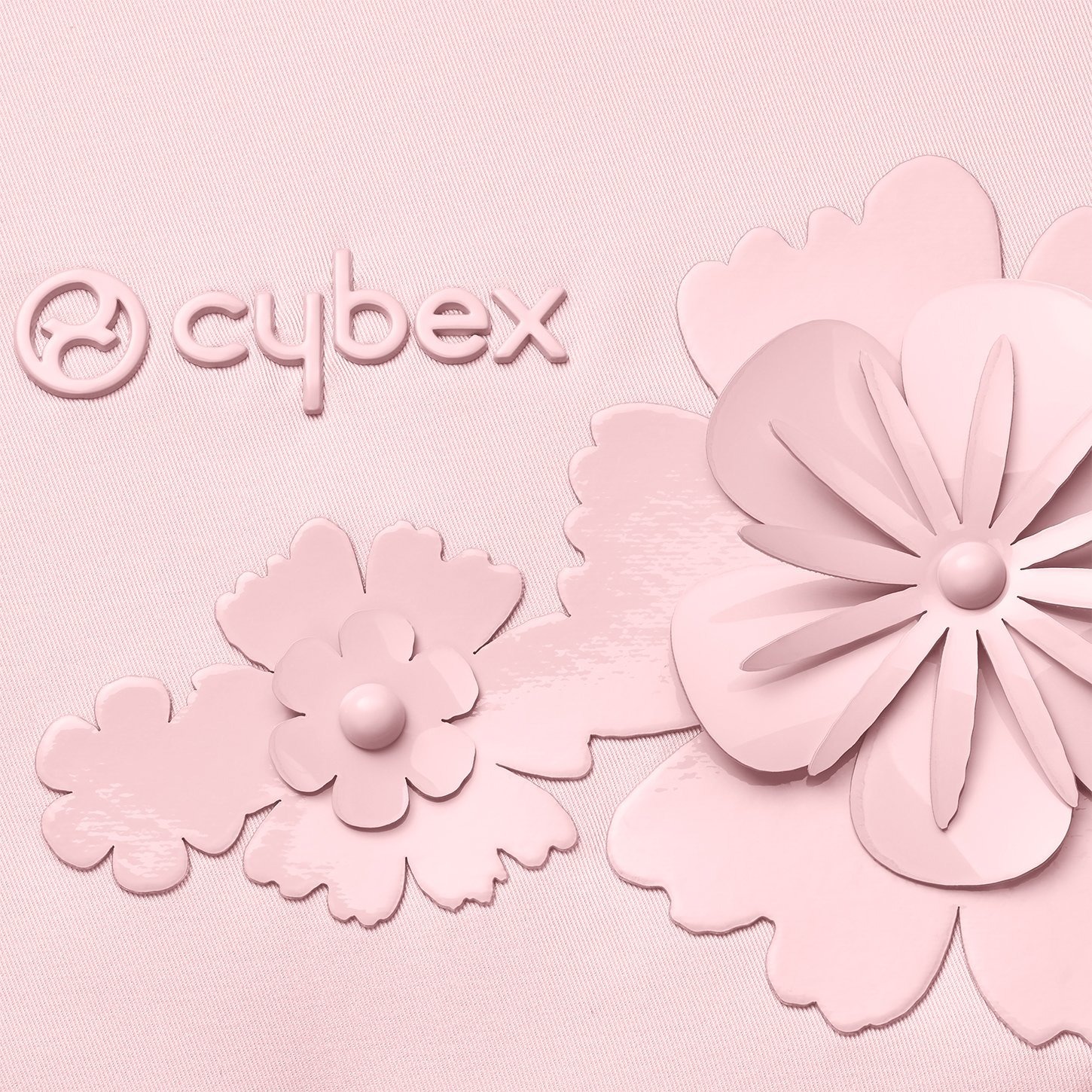 Чехол тканевый CYBEX Mios Simply Flowers для прогулочного блока светло-розовый (521002871) фото 4
