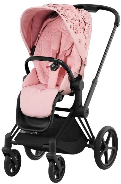 Чехол тканевый CYBEX Priam Simply Flowers для прогулочного блока цветочно-розовый (521002825) фото 3