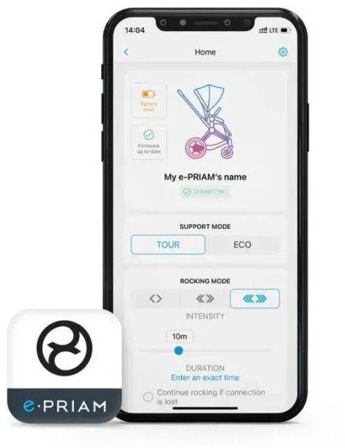 Шасси и каркас CYBEX ePriam матовый черный (521002365) фото 5
