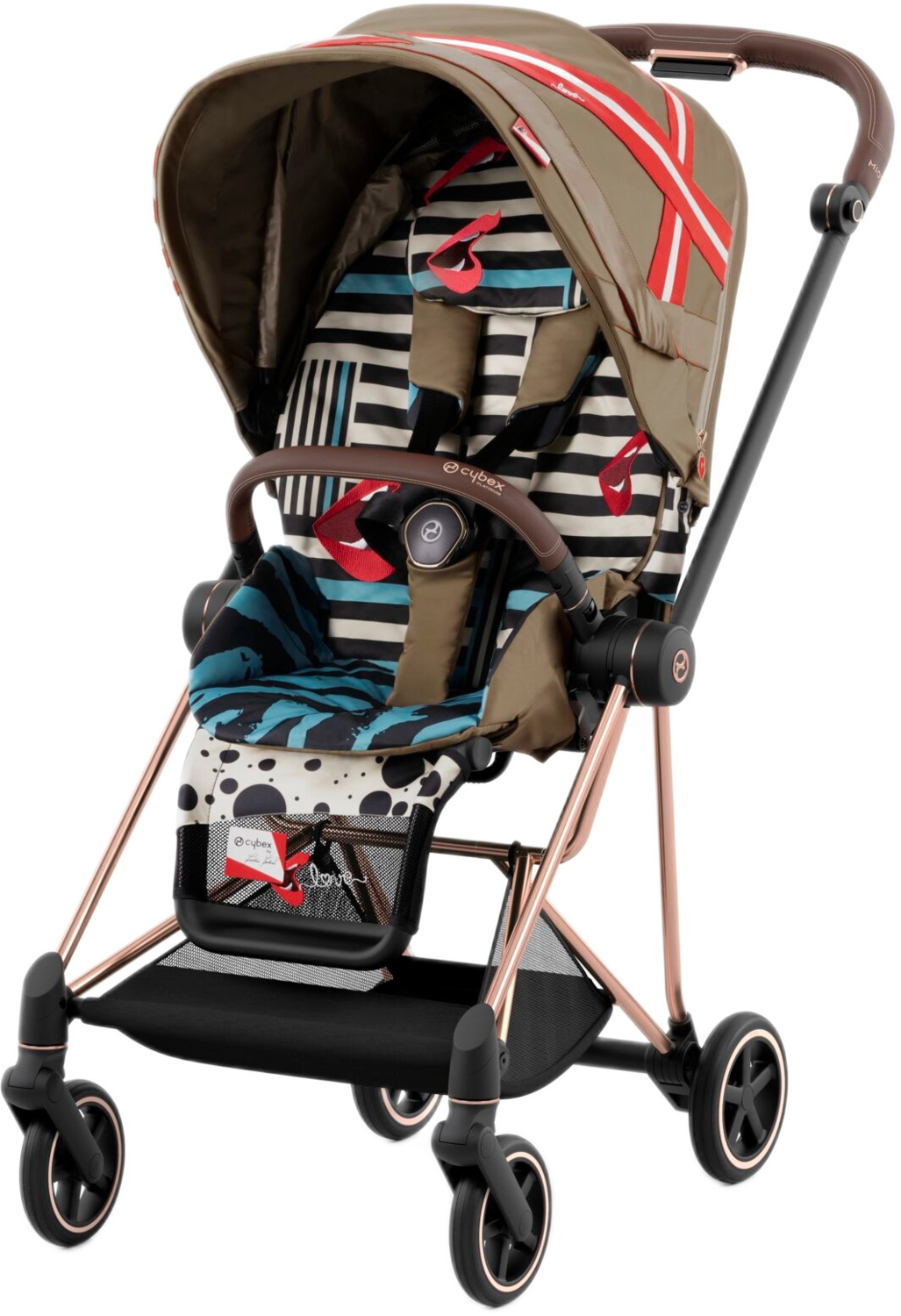 Чохол тканинний CYBEX Mios KK One Love для прогулянкового блоку (521002765)фото